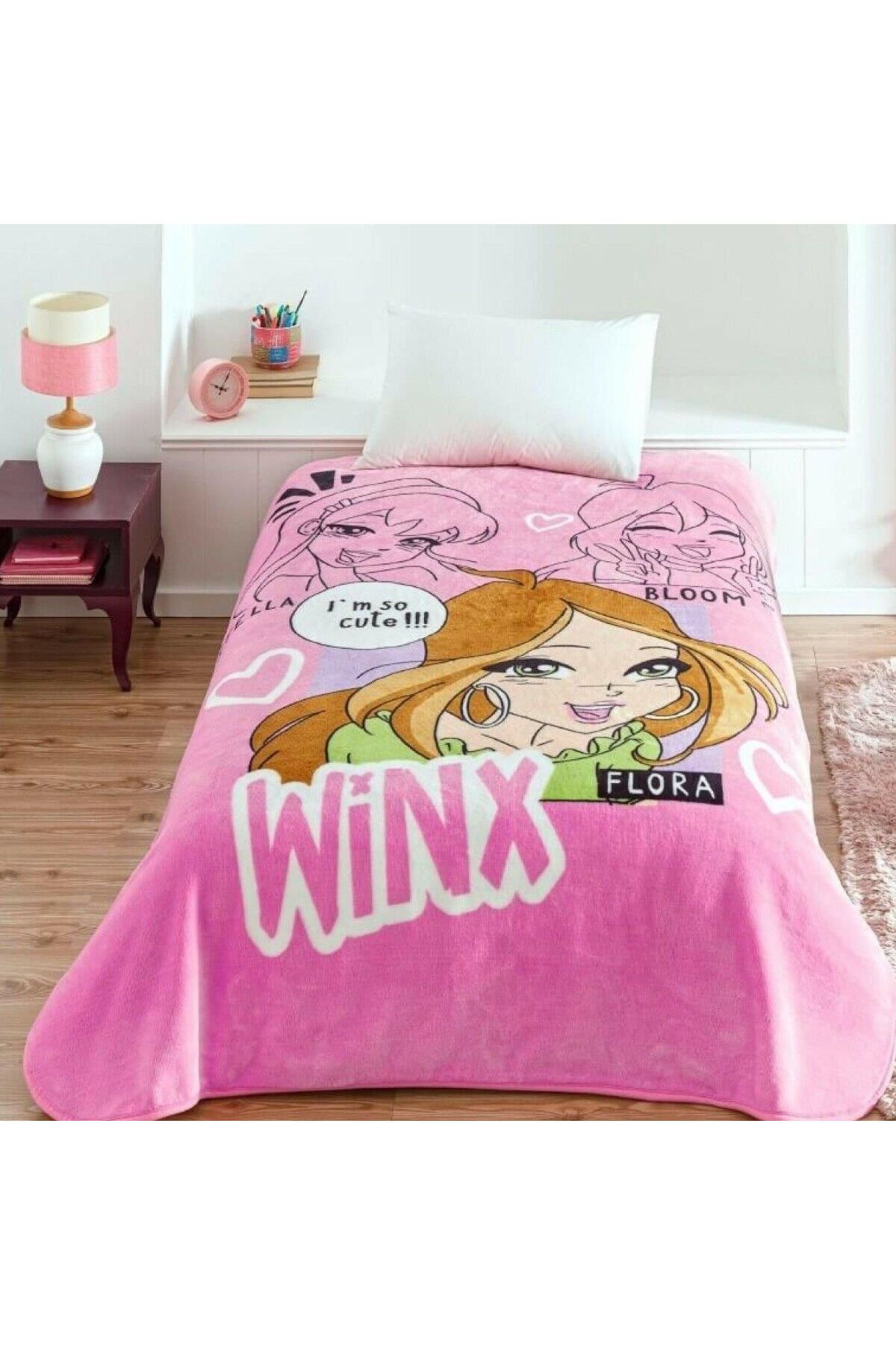 پتوی یک نفره صورتی یتو تاج مجوز تک اورجینال  Taç