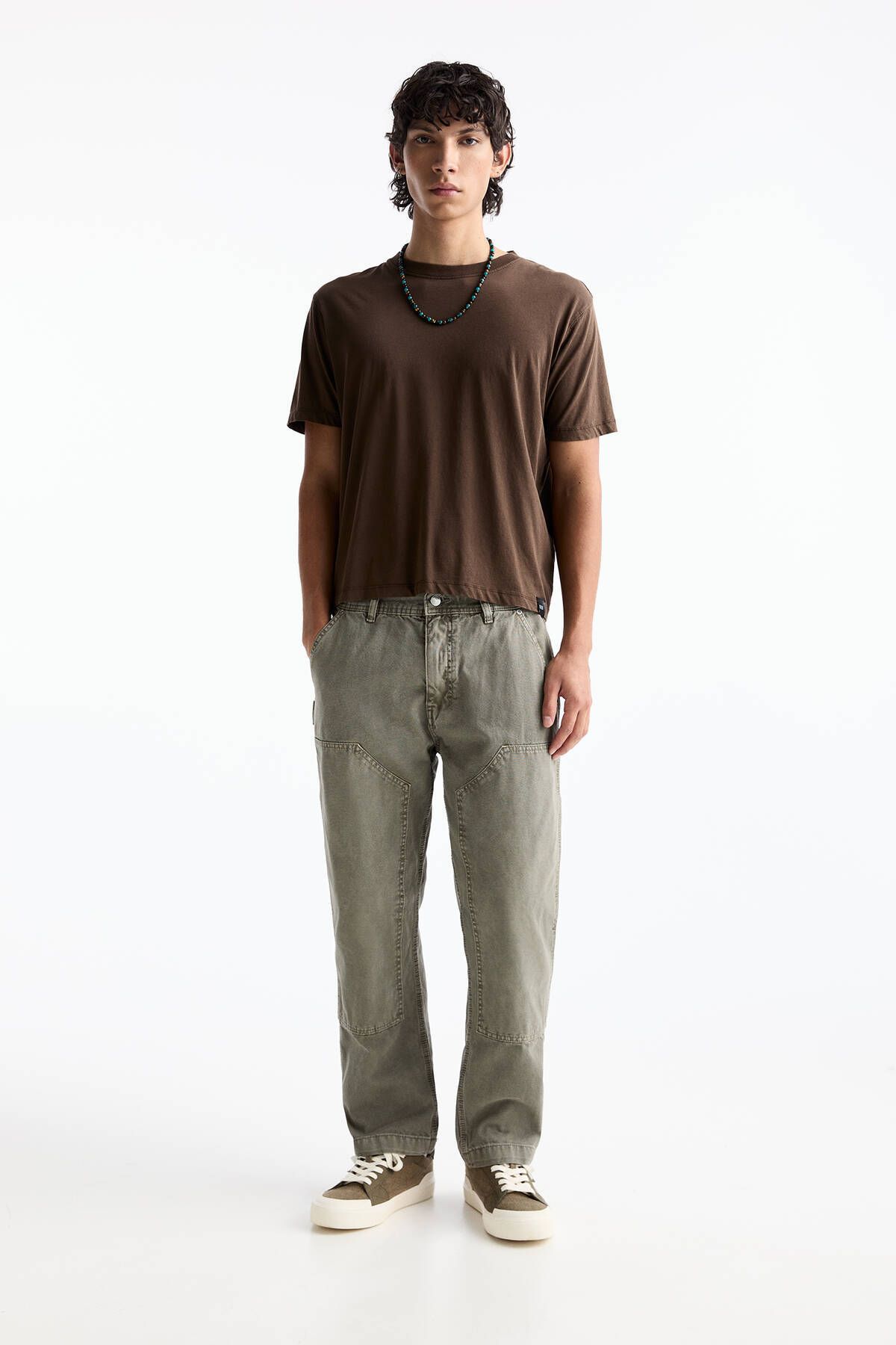 شلوار کارپنتر با دو بغل پل اند بیر  Pull & Bear