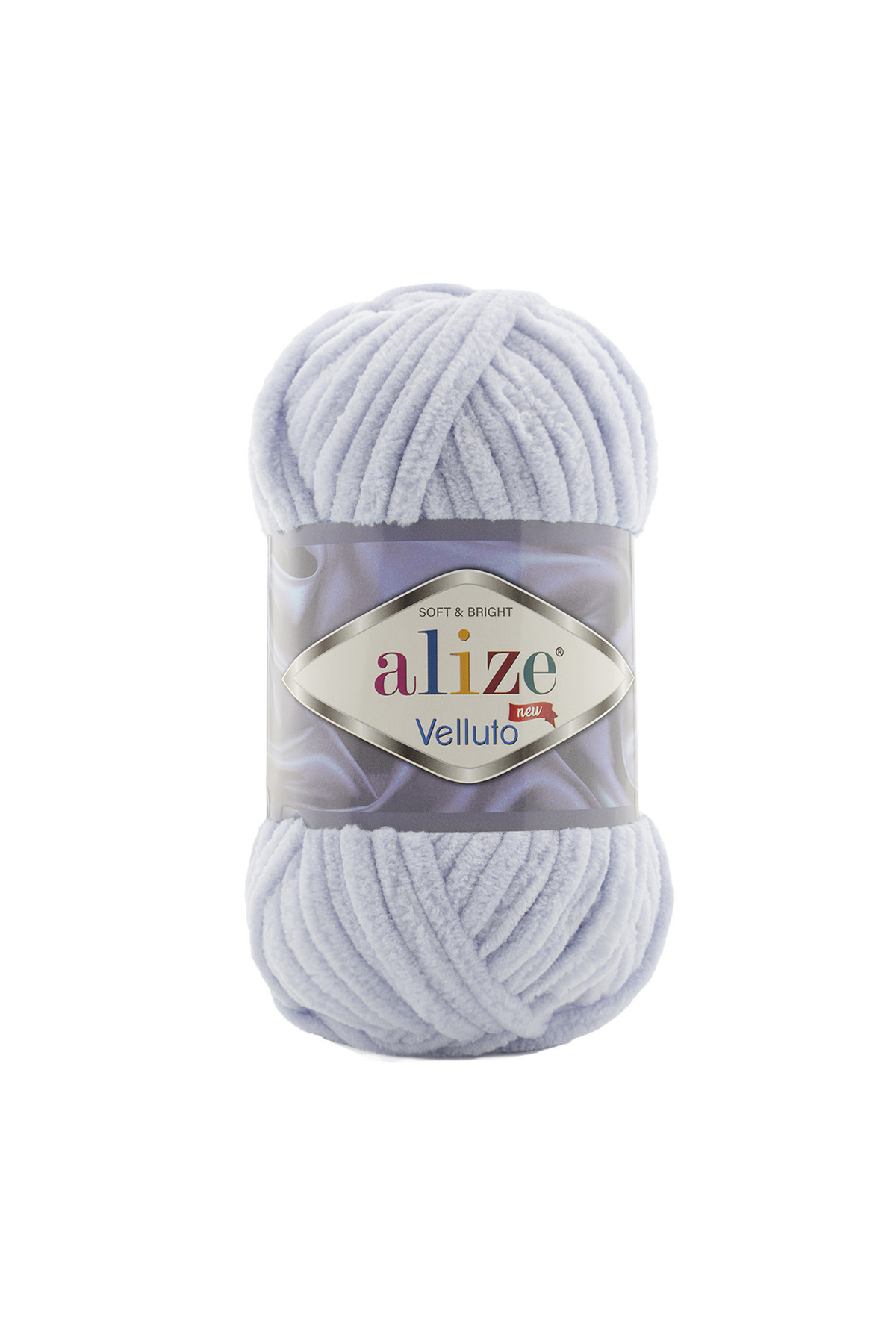 5 Pcs Velluto Velvet Hand Knitting Yarn 416 Grey