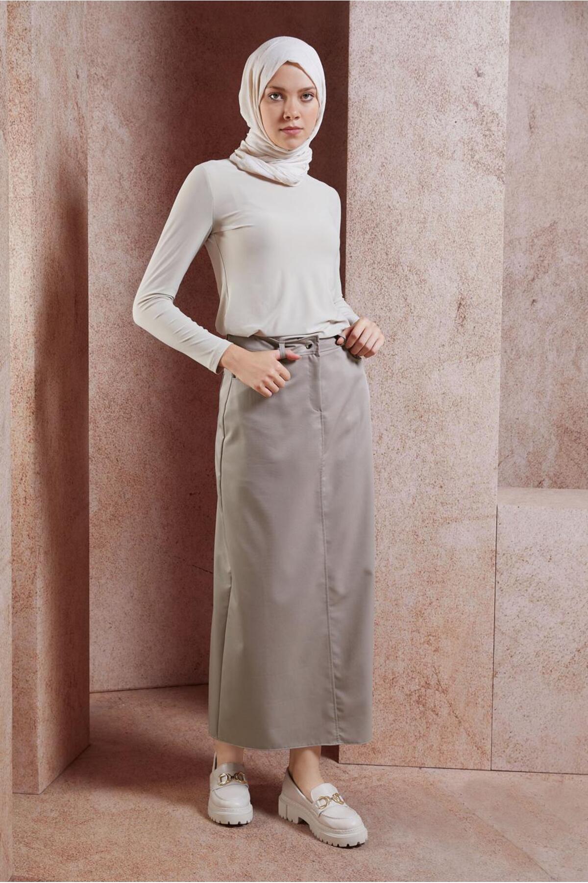 دامن زنانه آلوینا | 24YETK0060584 Alvina - Image 4