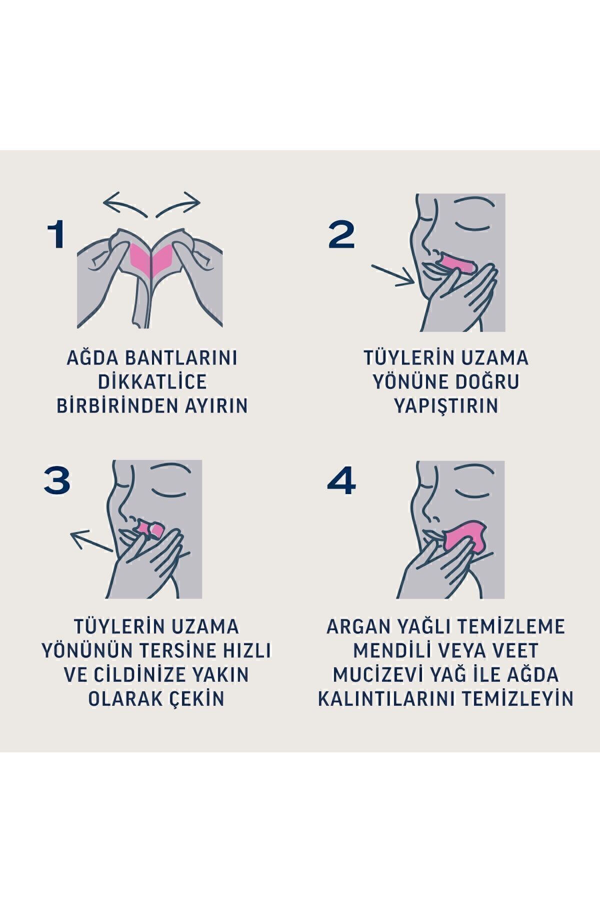 Pure Hipoalerjenik Sir Ağda Bandı Yüz Bölgesi 20'li — 8690570553314 — تصویر 4 از 7