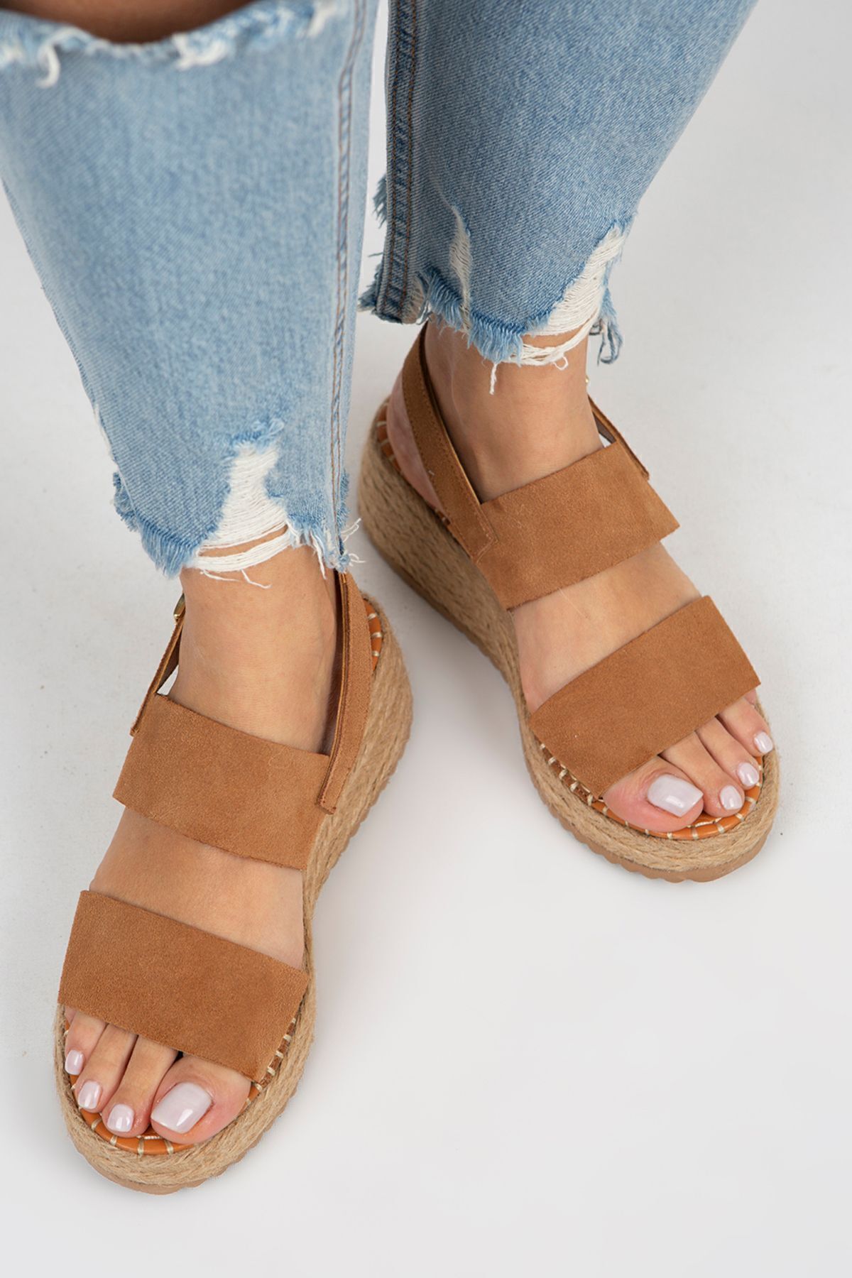 صندل زنانه قهوه ای Manijero | MNJ.026 اورجینال - تصویر 7