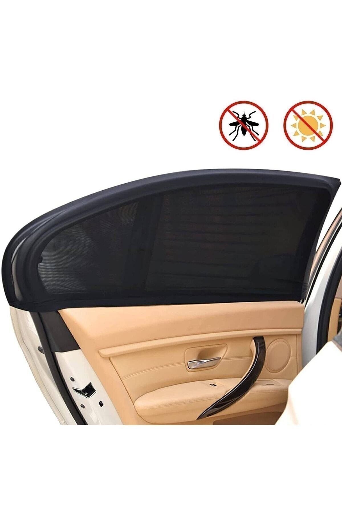 MeyZone 2 Adet Oto Yan Cam Perdesi Araba Arka Güneşlik Araç Anne Bebek Çocuk Perde Arka Koltuk Emzirme Örtü fotoğrafı 2 (önizleme)