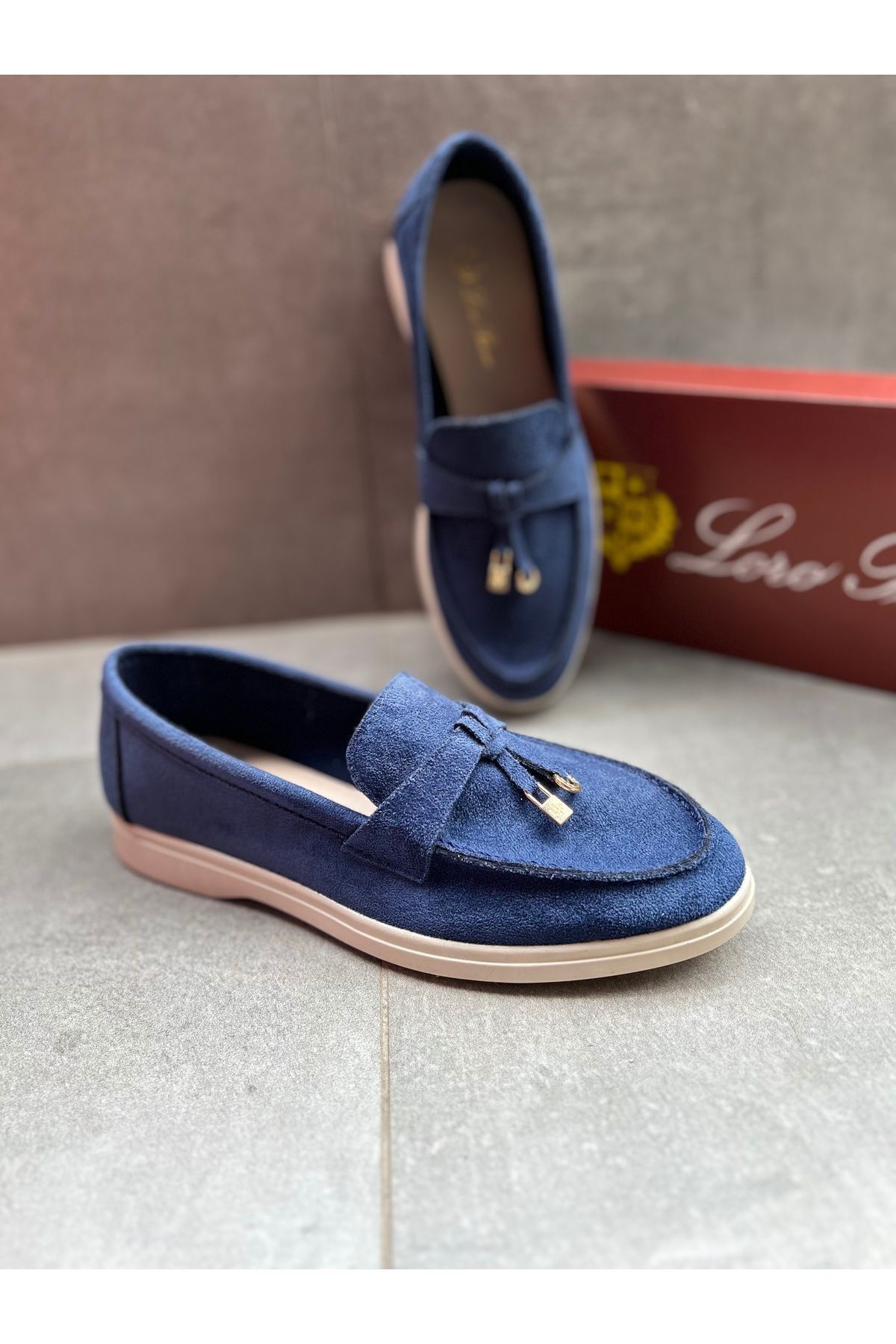 LP Mocasini Din Piele Intoarsa Femeie - 36