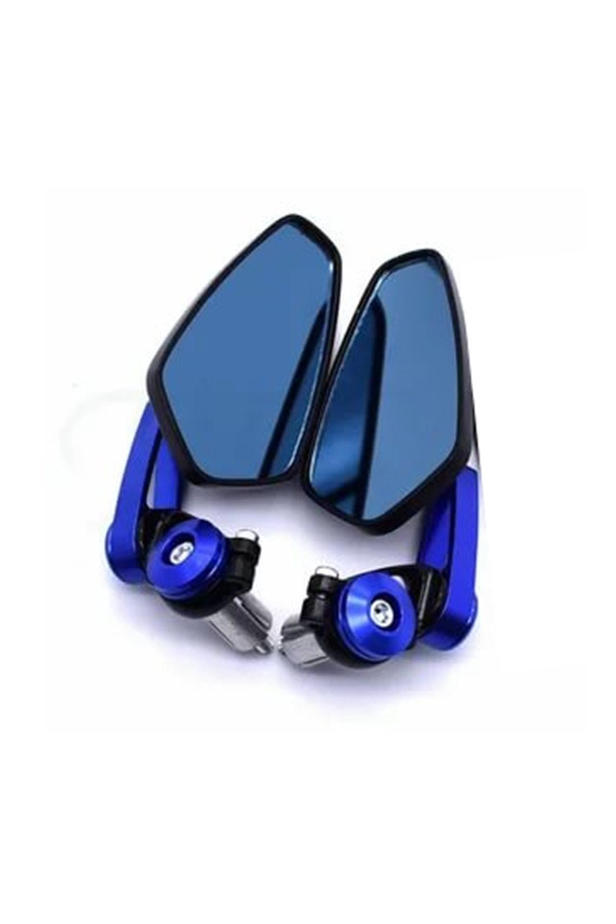 merpa Motosiklet Gidon Aynası Mavi  (MAVİ CAM) 22mm Tüm Gidonlara Uyumlu MAVİ  RENK