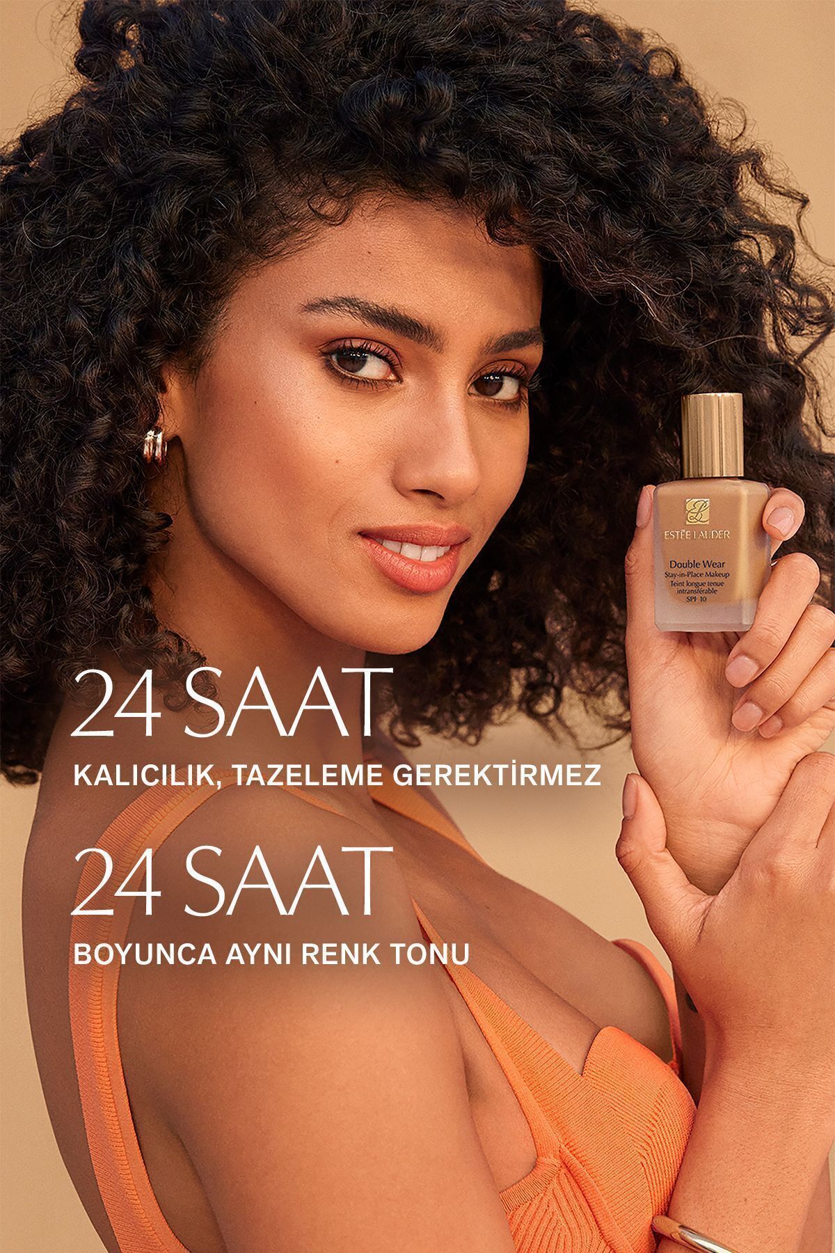 پوشش طبیعی و مات - فونداسیون Double Wear Stay-in-Place SPF 10 (4N1 Shell Beige) - 30 میلی لیتر Estee Lauder