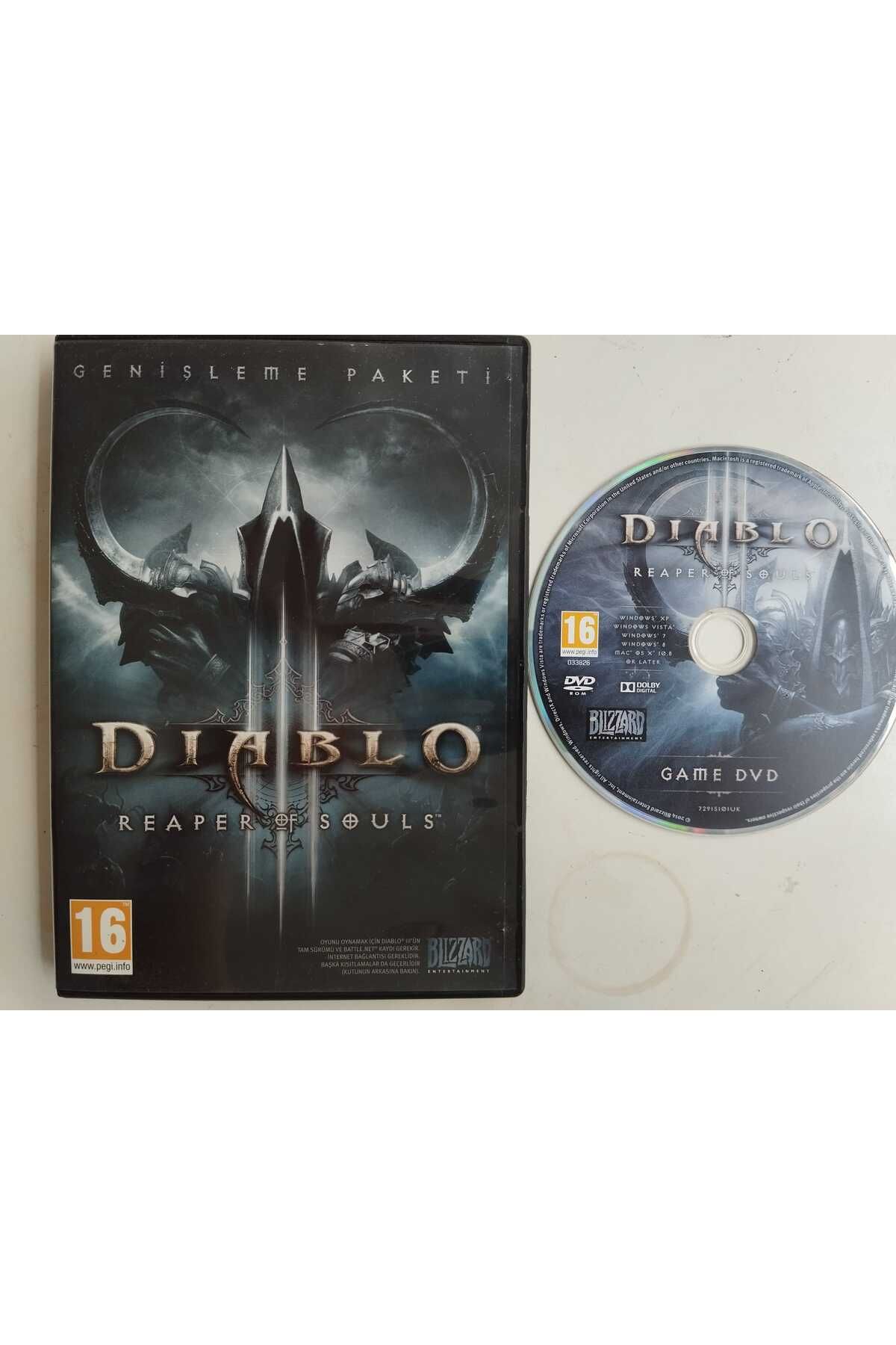 Plakperest Diablo Reaper of Souls / Genişleme Paketi  - 2. El PC DVD Room Oyun