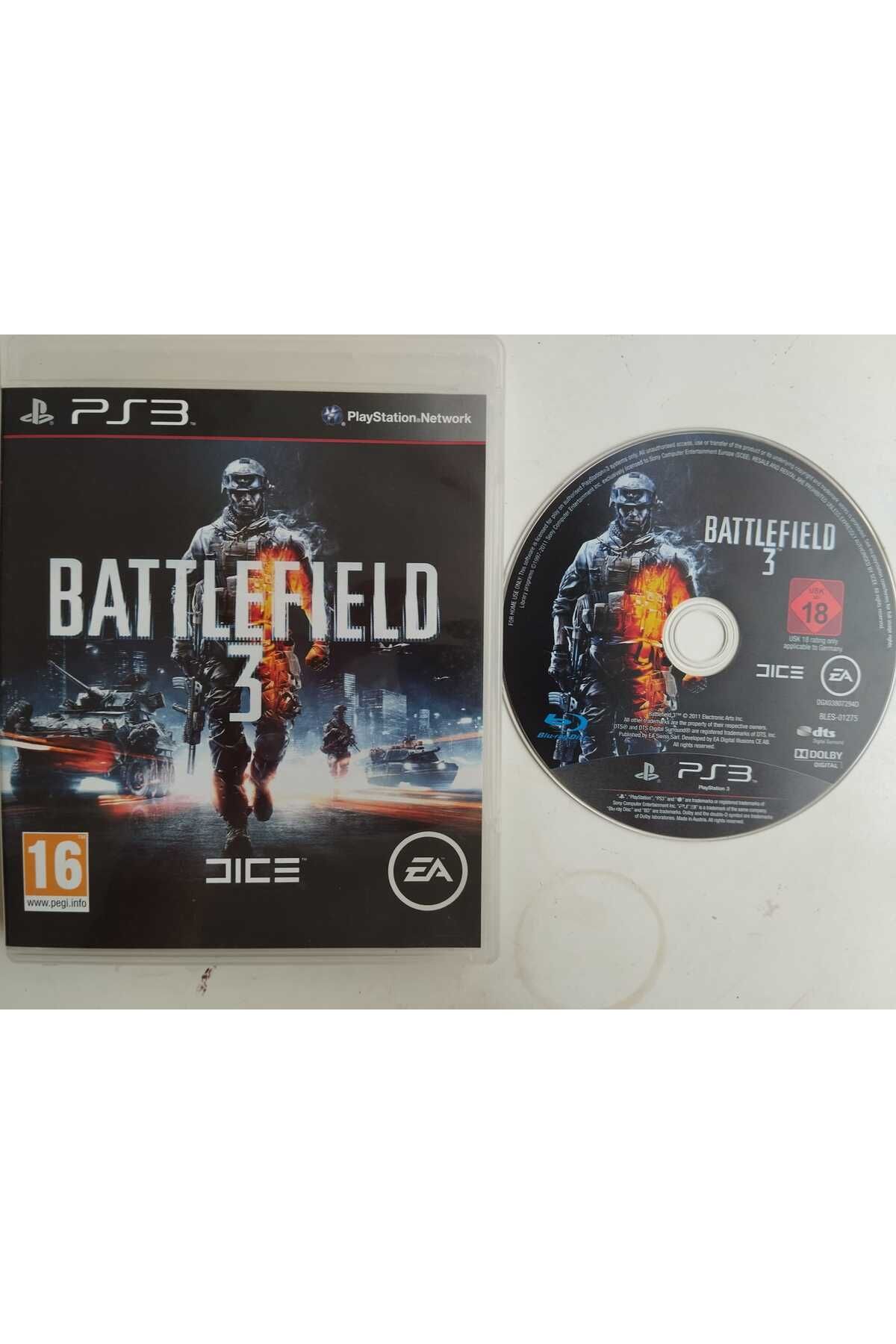 Plakperest BATTLEFIELD 3 - 2. El PS3 ( PLAYSTATION 3)  OYUN