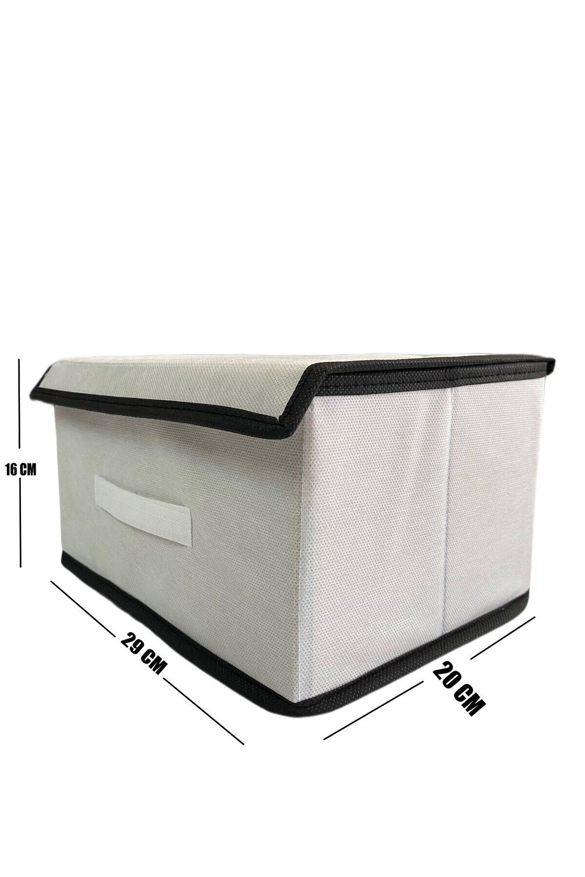 TURİNHOME-Box Storage Multi-Purpose Box Fabric Box Organizer with Lid Organizer Box 2