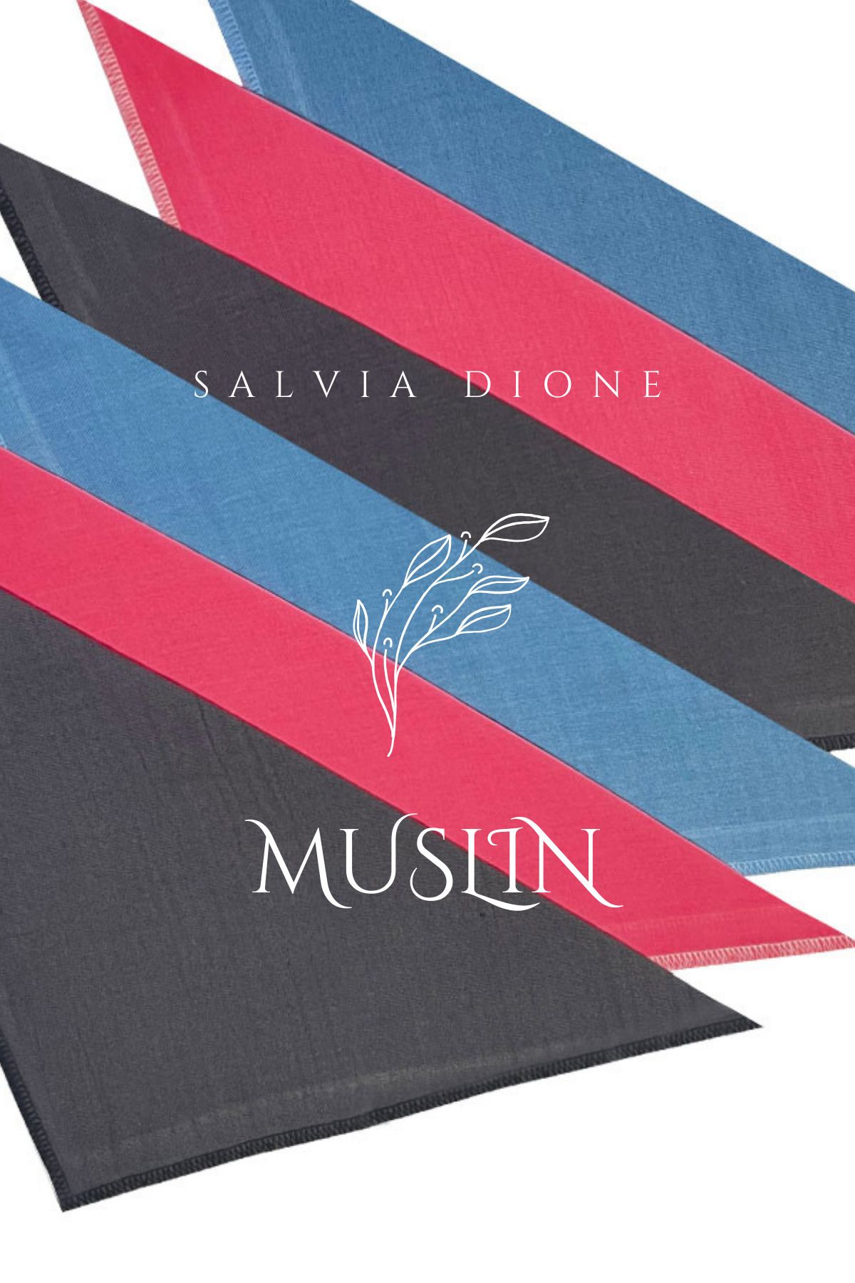 Salvia Dione 6'lı Müslin Bebek Ağız Bezi Emzirme Gaz Çıkartma Mama Salya Tükürük Ağız Silme Beslenme Bezi Mendil