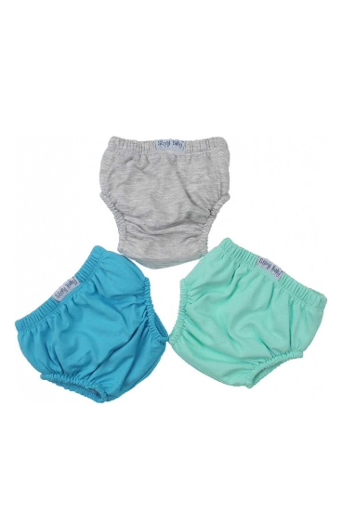 bejamonti chocolate baby kids Erkek Bebek Sevimli 3'Lü Alıştırma Külodu fotoğrafı 2 (önizleme)