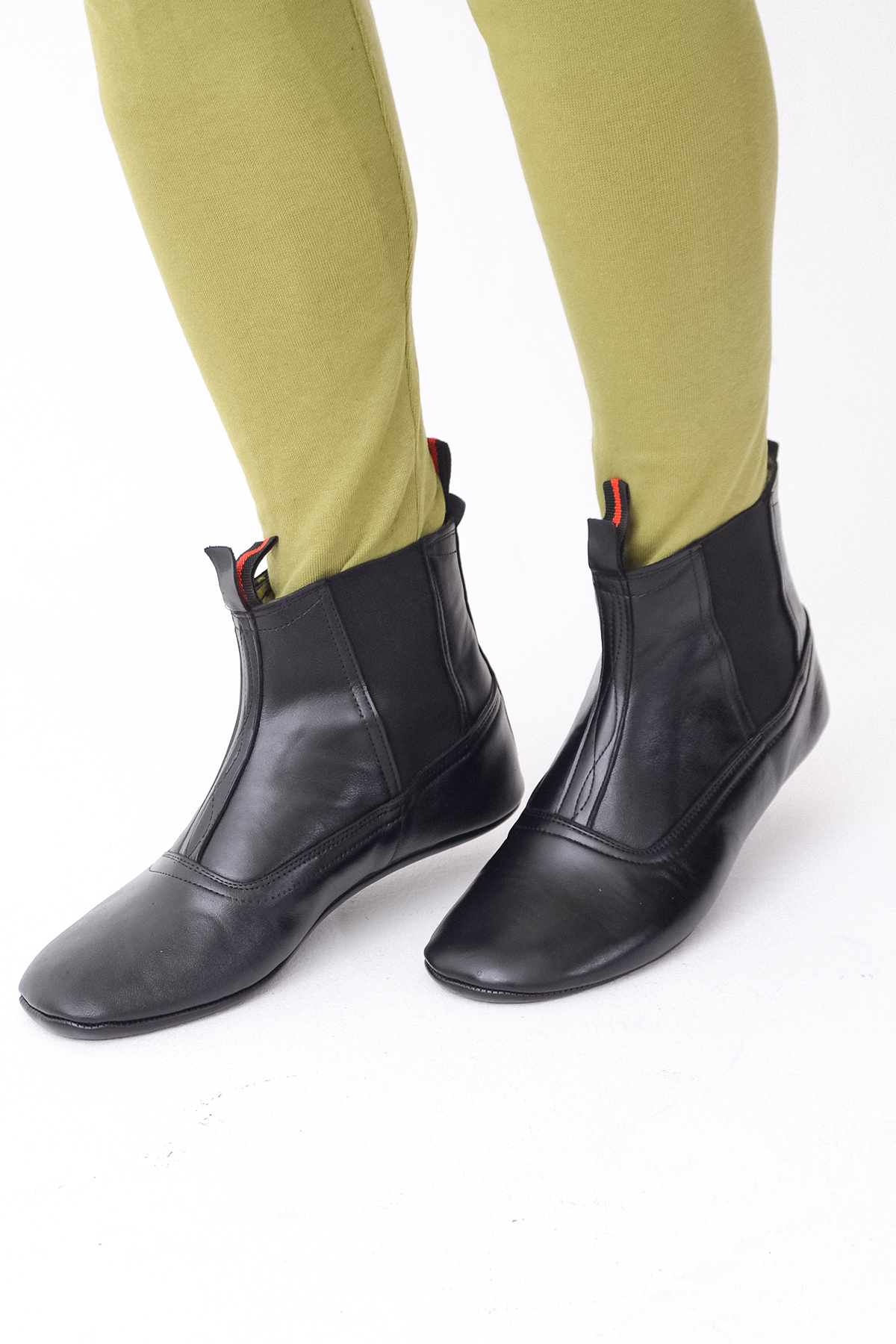 SOFTMEST Hakiki Sert Dana Derisi Çift Lastikli Mest