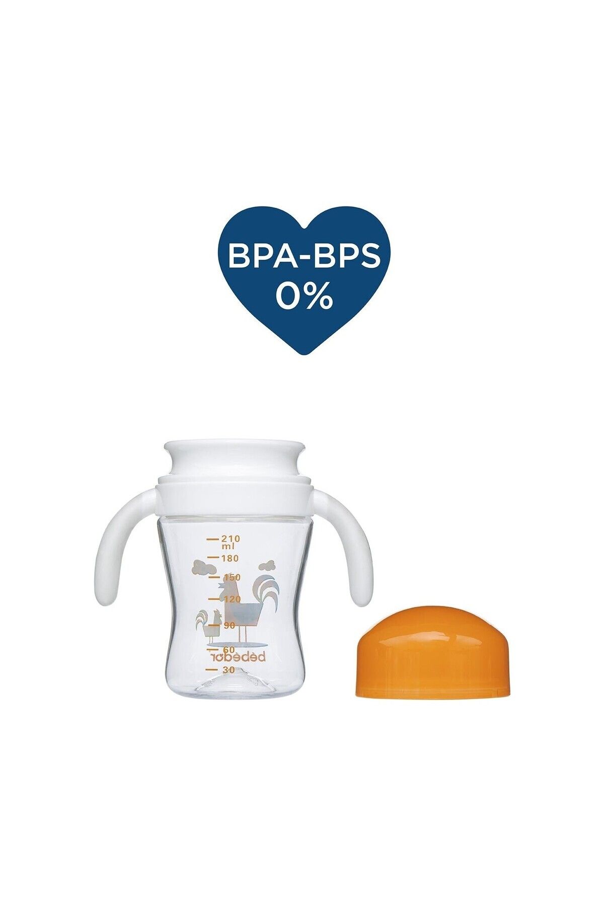Bebedor-210ml Baby Bottle with Tritan Handle - 7507 Model 3