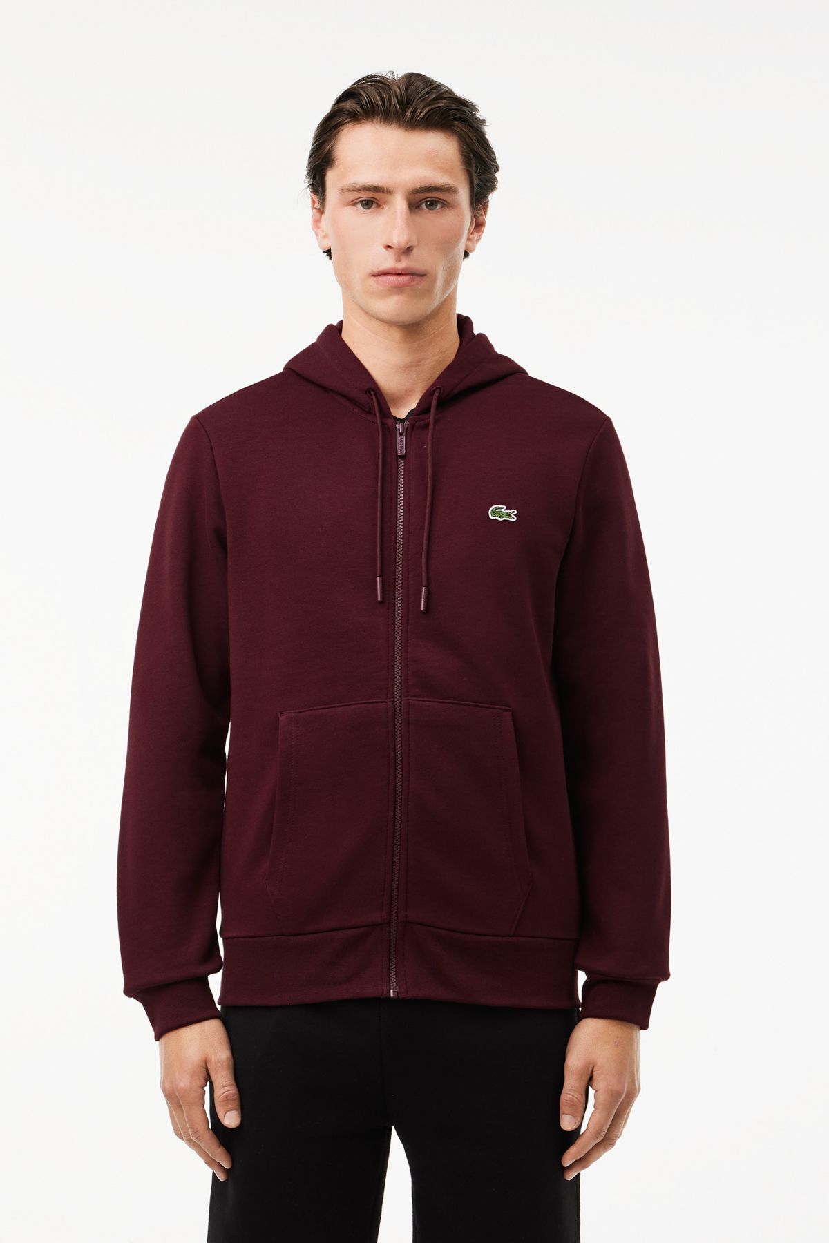 Lacoste sweatshirt bordeaux 2025