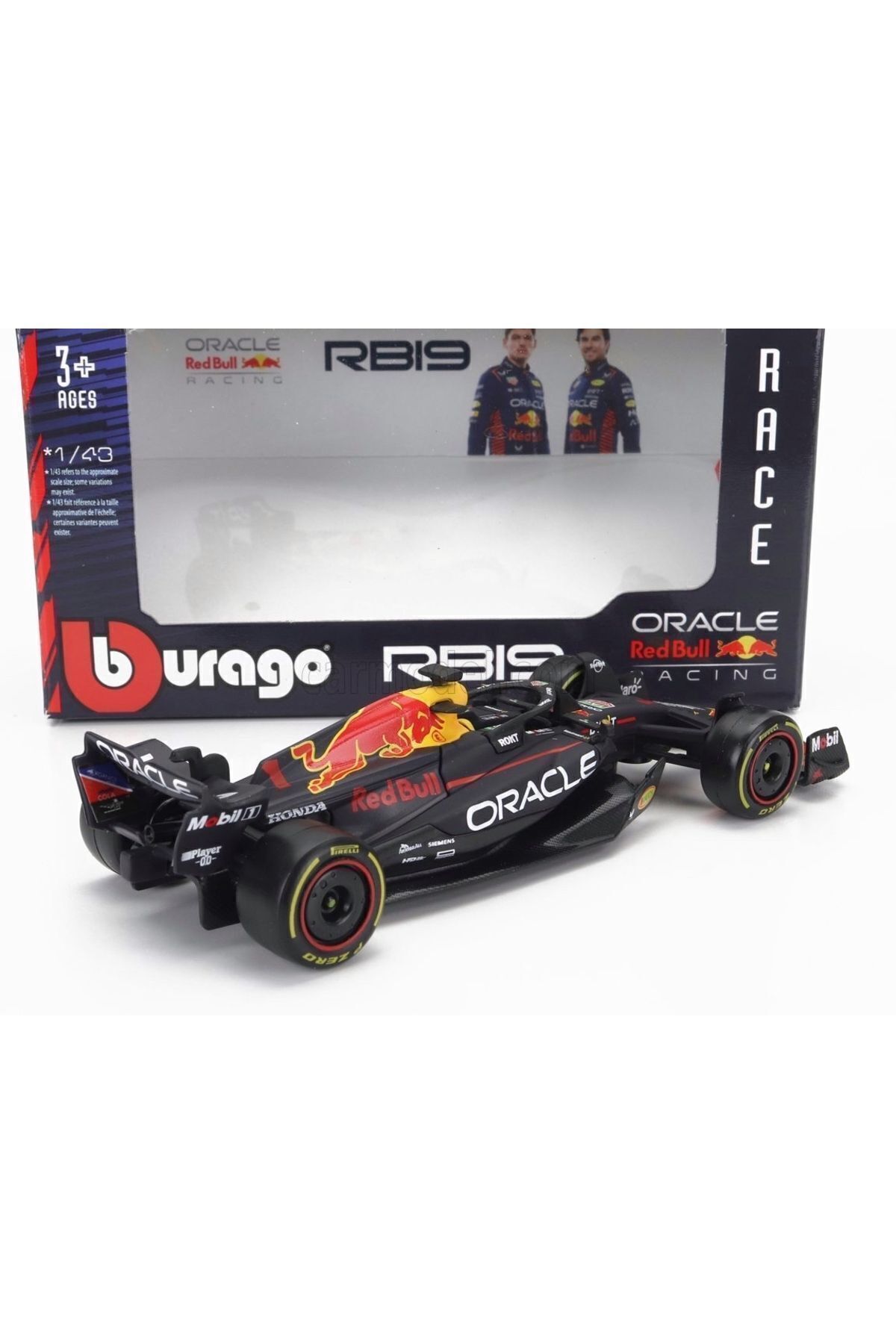 Burago Formula 1 Red Bull F1 Rb19 Max Verstappen 1/43 Diecast