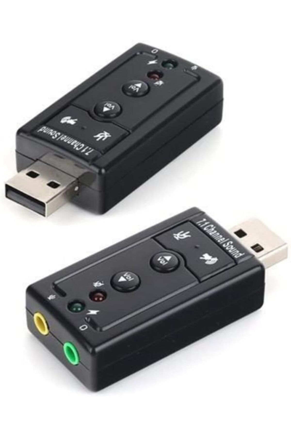 Genel Markalar Usb 2.0 7.1 Stereo Ses Efektli Ses Kartı (Windows Ve Mac Destekli)