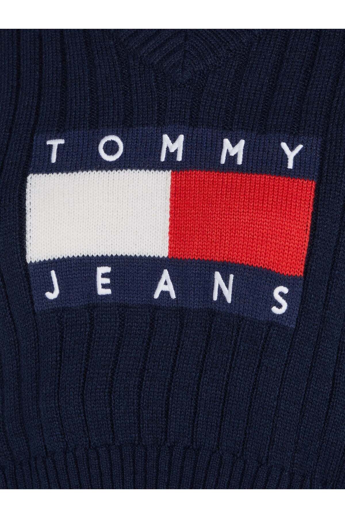 Tommy Hilfiger TJW VNCK CENTER FLAG SWEATER EXT Kad n Giyim