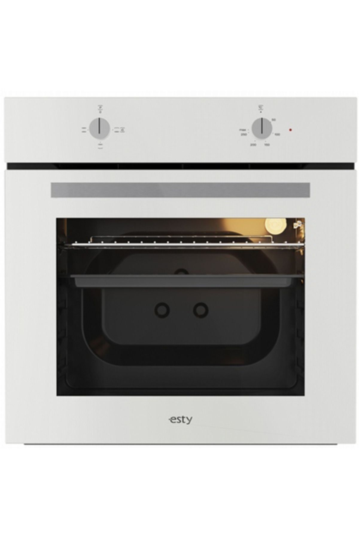 Esty Statik Ankastre Fırın Beyaz AEF6601W04