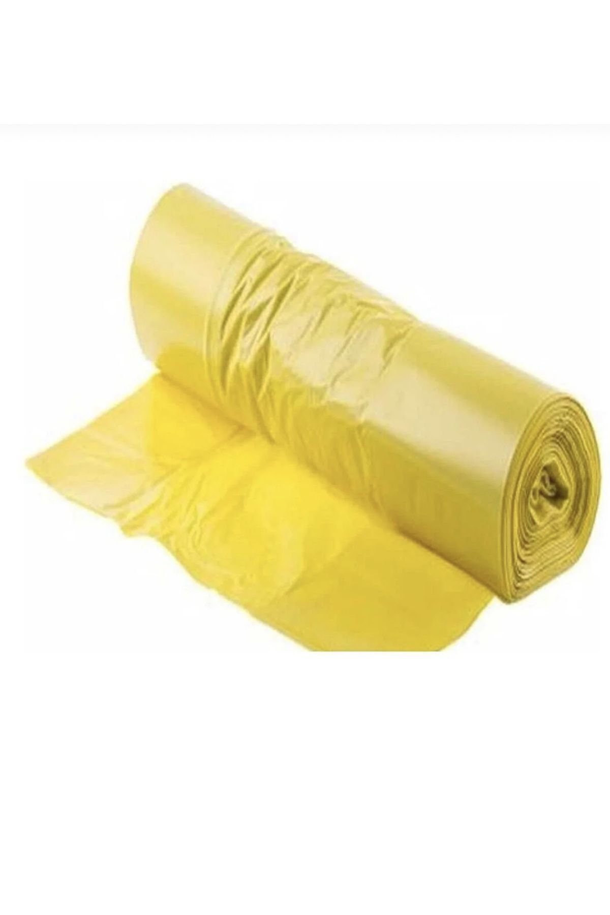 Clean-Medium Size 5 Roll Lemon Scented Drawstring Garbage Bag - 55*60 Garbage Bag 3