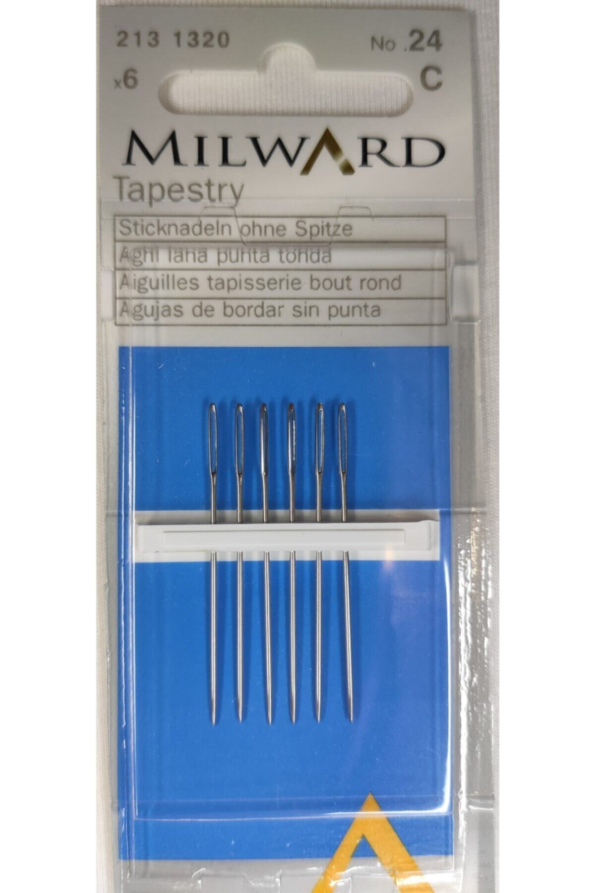 Needle Lace and Etamin Cross Stitch Needle No: 24 Steel Needle Milward Needle