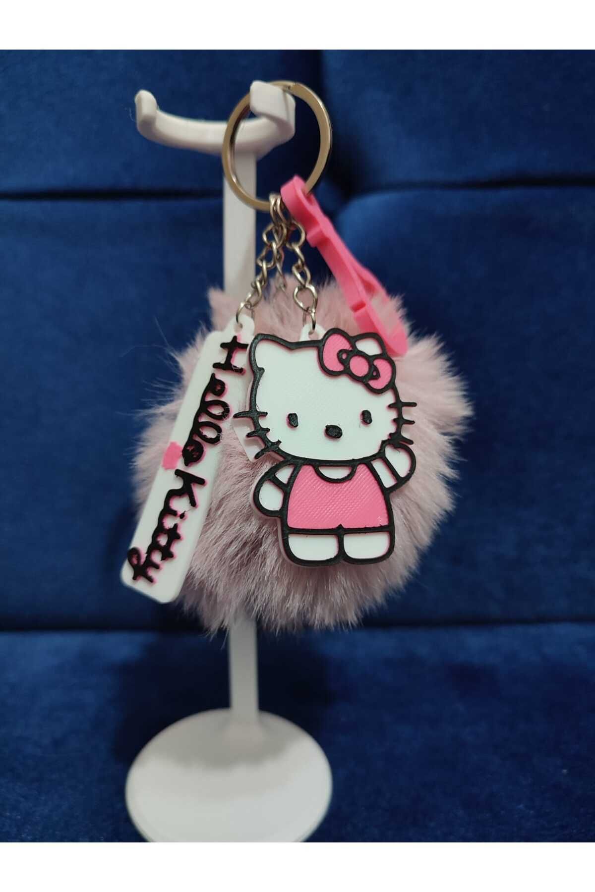 3DHOBİCENTER-Hello Kitty Pompom - Keychain Ornament Rearview Mirror 2