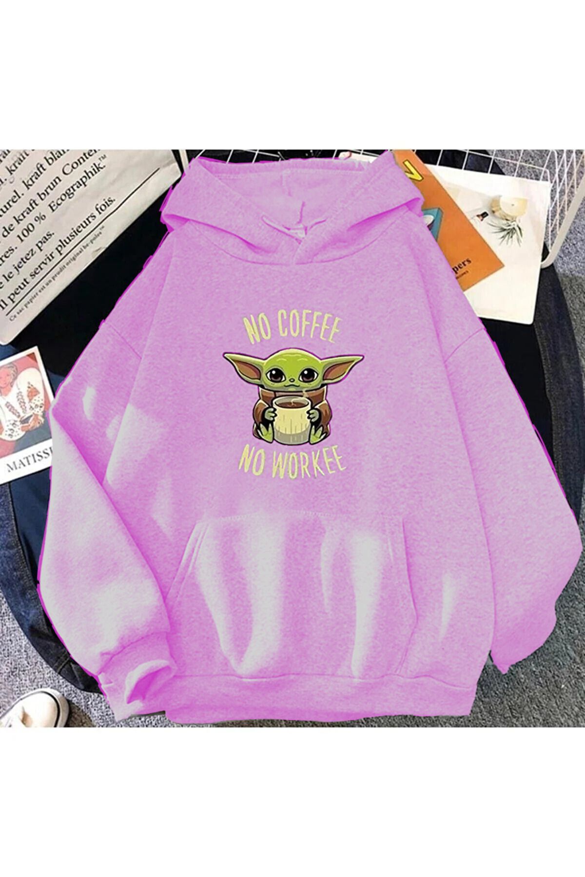 Baby yoda sweatshirt women's clearance