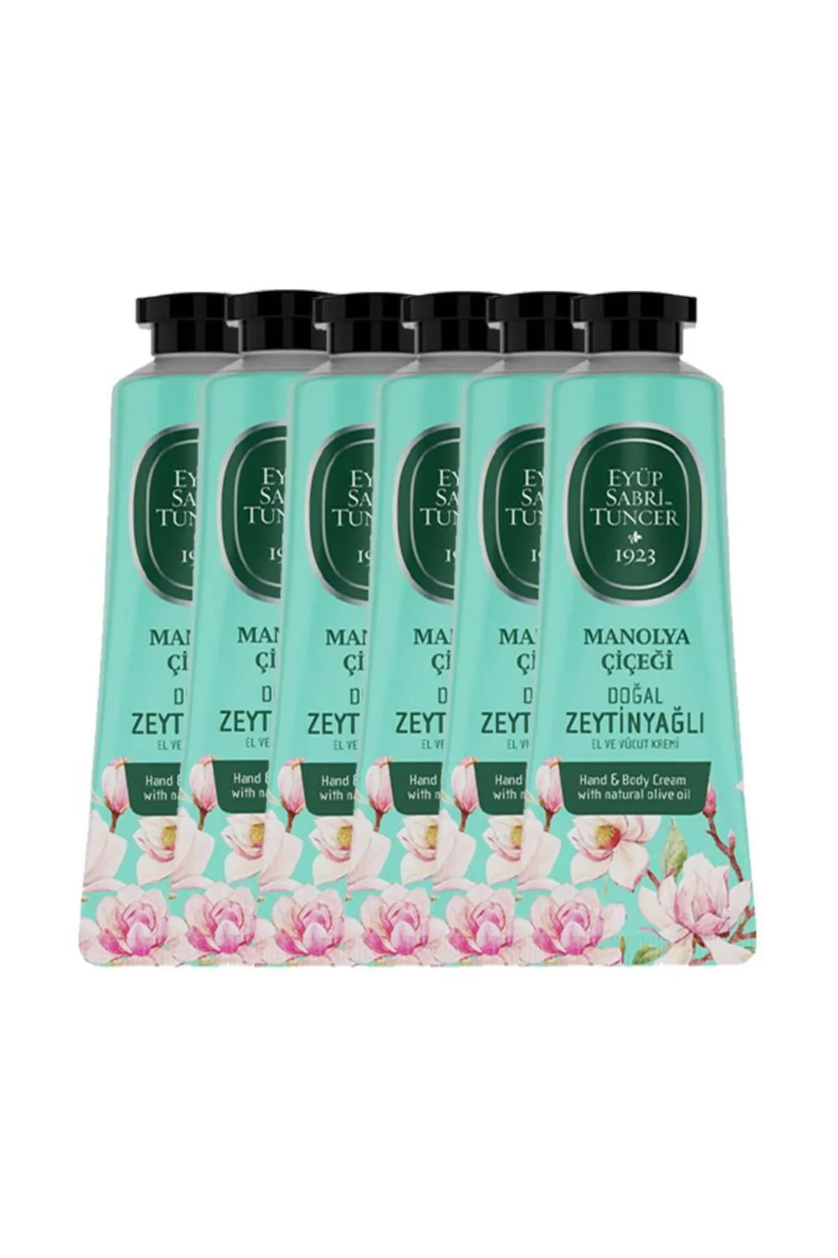 Eyüp Sabri Tuncer Magnolia Flower Patterned Cream - Hand and Body 50ml x 6