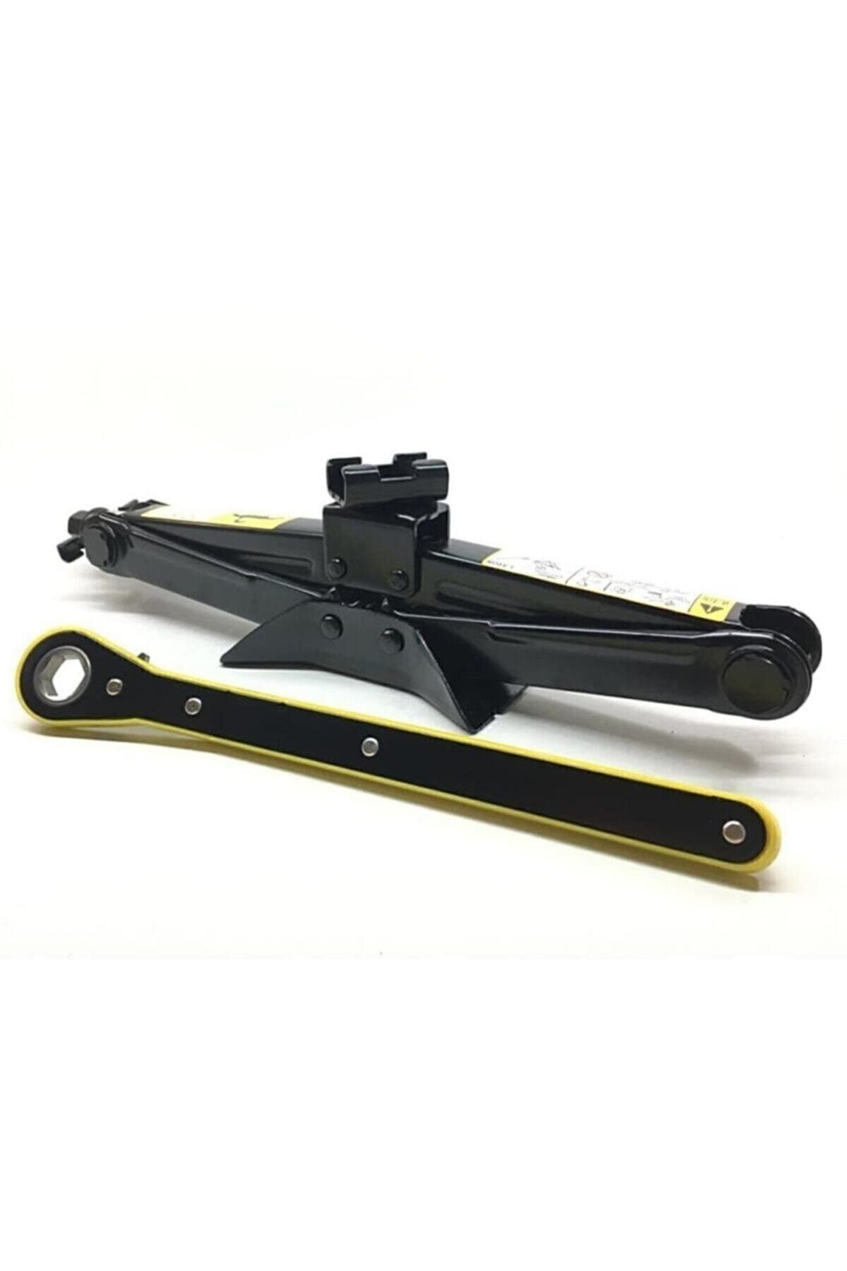 Yollabro Araba Krikosu Cırcır Kollu Makas Tipli Araba Kaldırma Krikosu Hidrolik 1.5 Cırcırlı Kriko Ton