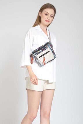 Street Bag Rez Etnik Otantik Bohem Bel Çantası Günlük Seyehat Kullanılabilir ...