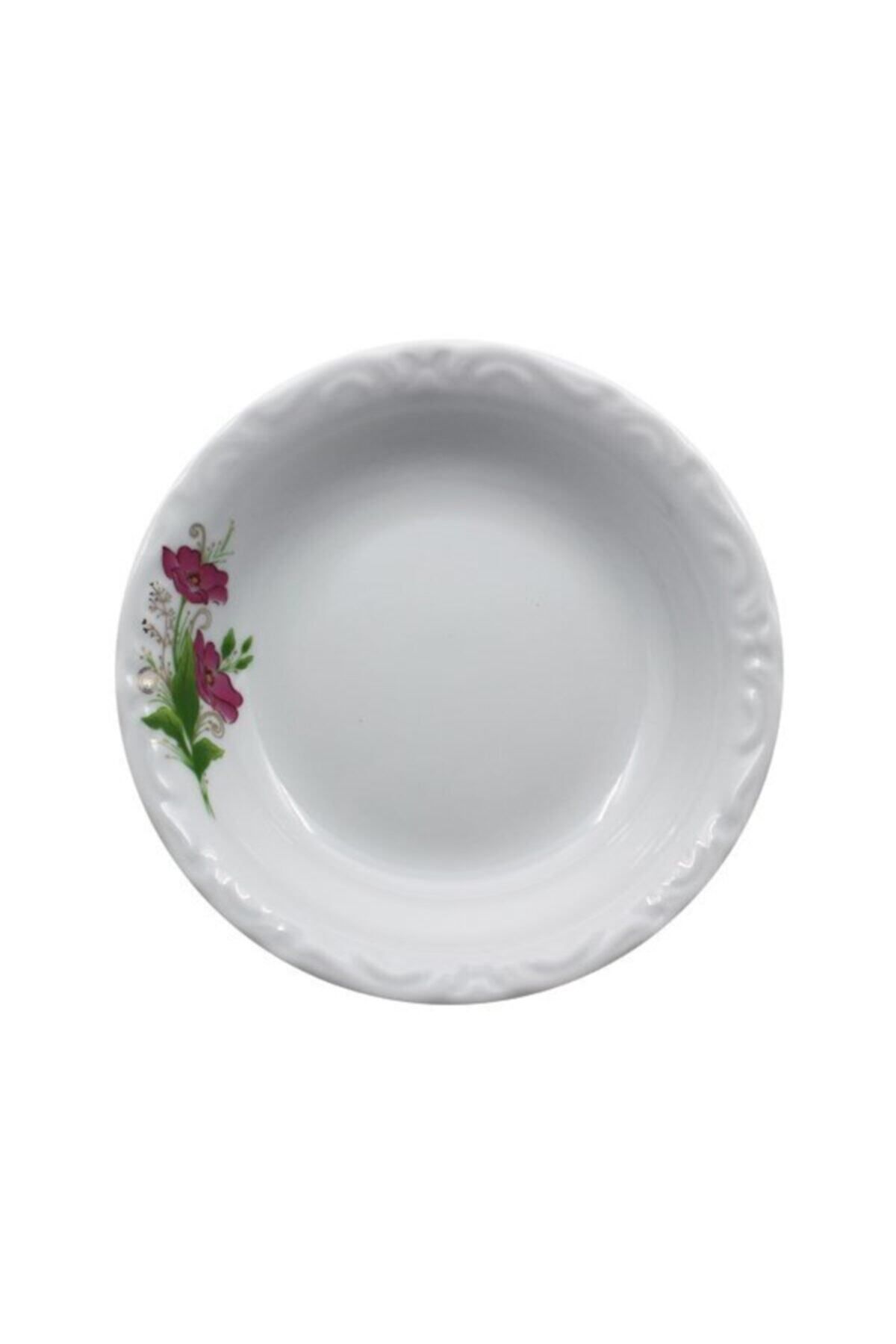 Porland-Porcelain 12 Pieces Lal 16 Cm Pit Plate 1