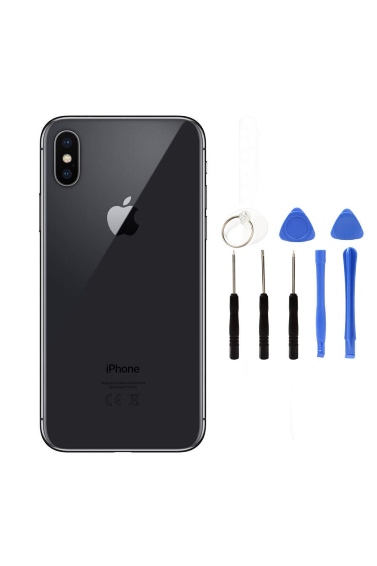 instatech Apple Iphone Xs Max Boş Kasa + Montaj Seti Hediye - Space Gray