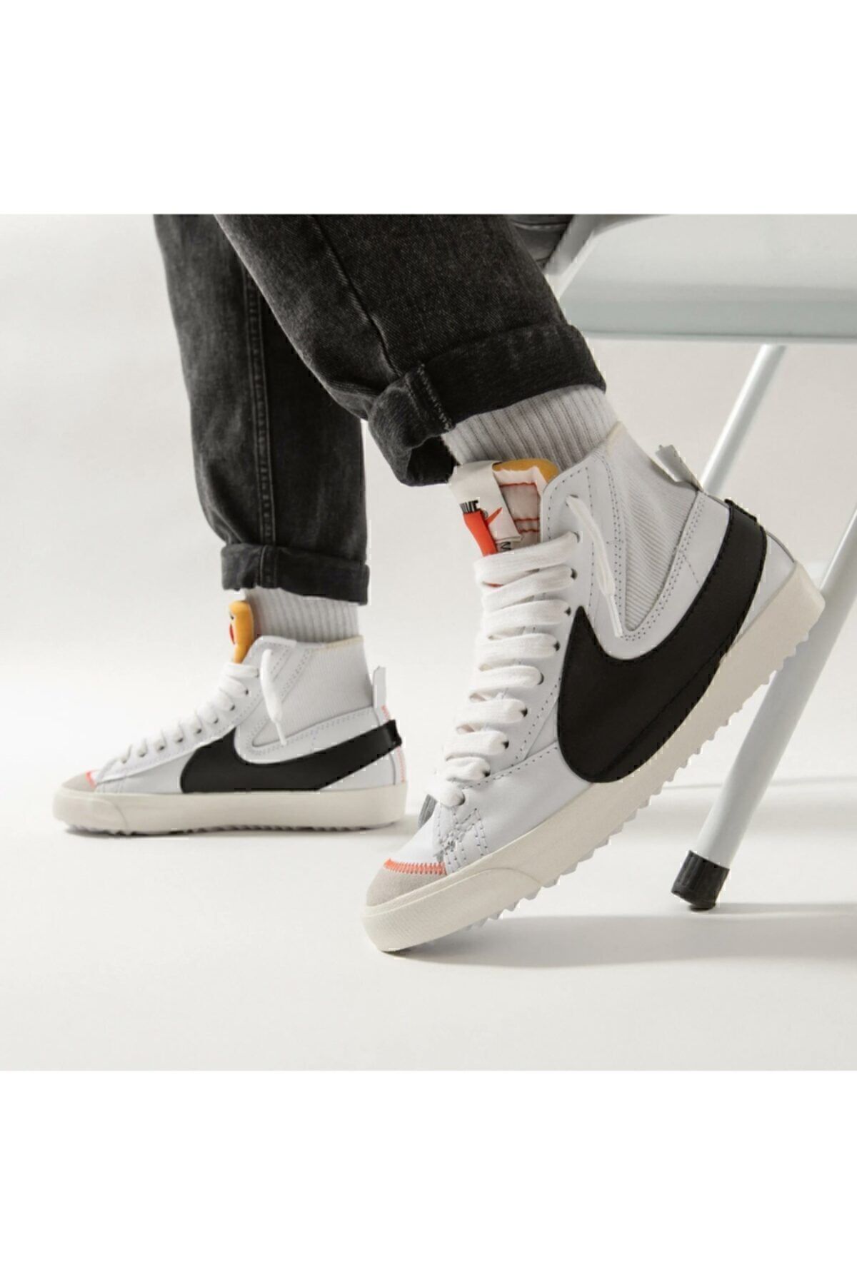 Nike Blazer Mid 77 Jumbo Beyaz Renk Erkek Sneaker Ayakkab s Fiyat Yorumlar Trendyol