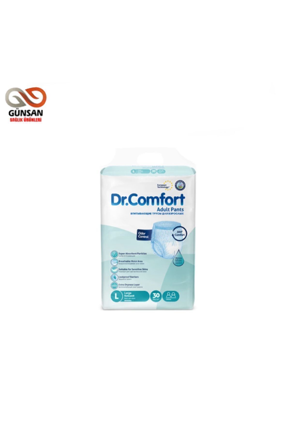 Dr. Comfort Emici Külot Hasta Bezi Büyük (L) 30 Adet