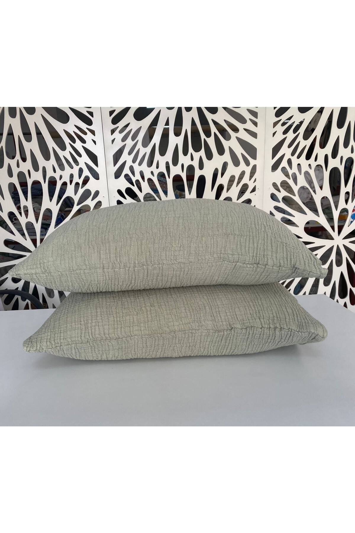 Genel Markalar Müslin / Çağla Yeşili / Yastık Kılıfı 2 Adet fotoğrafı 6 (önizleme)