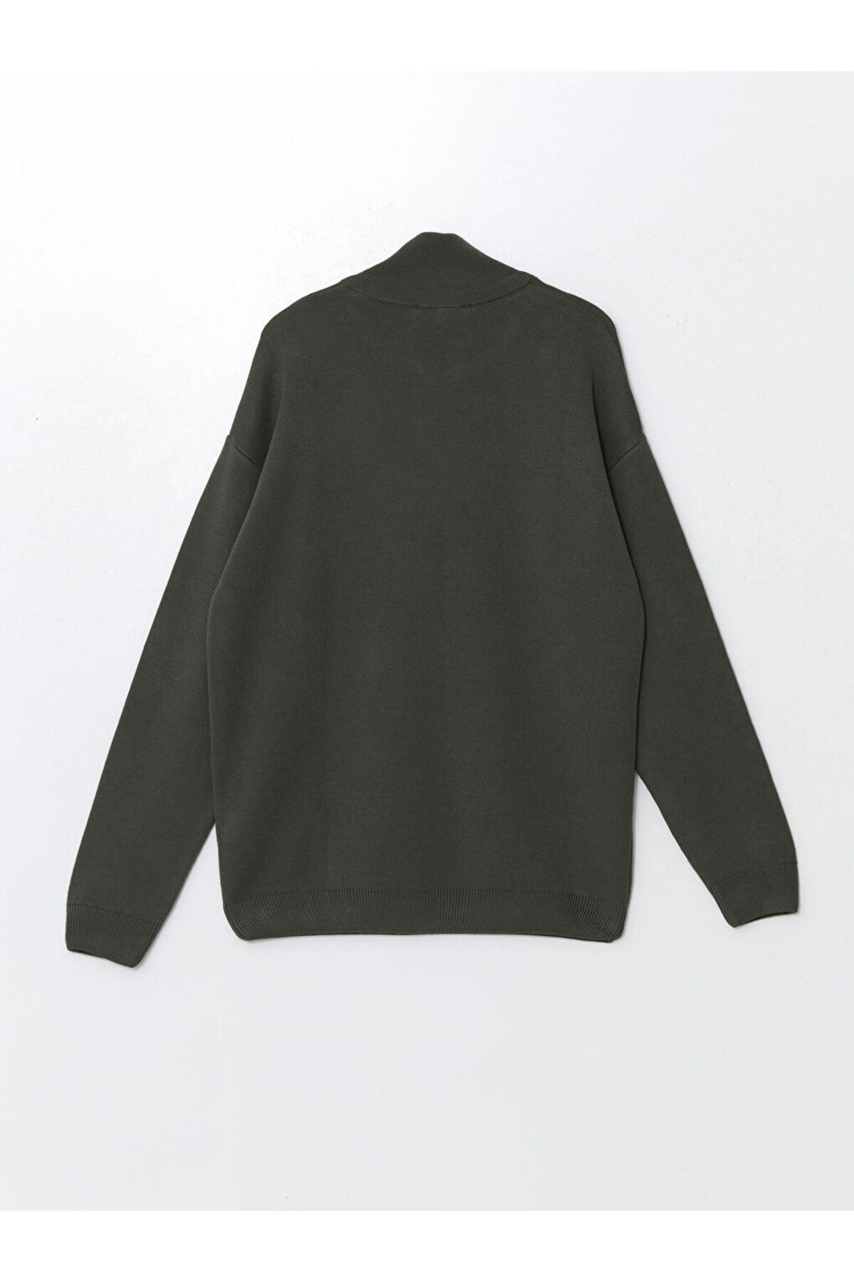 بافت و پلیور مردانه خاکی ال سی وایکیکی | W4J124Z8 اورجینال - تصویر 2