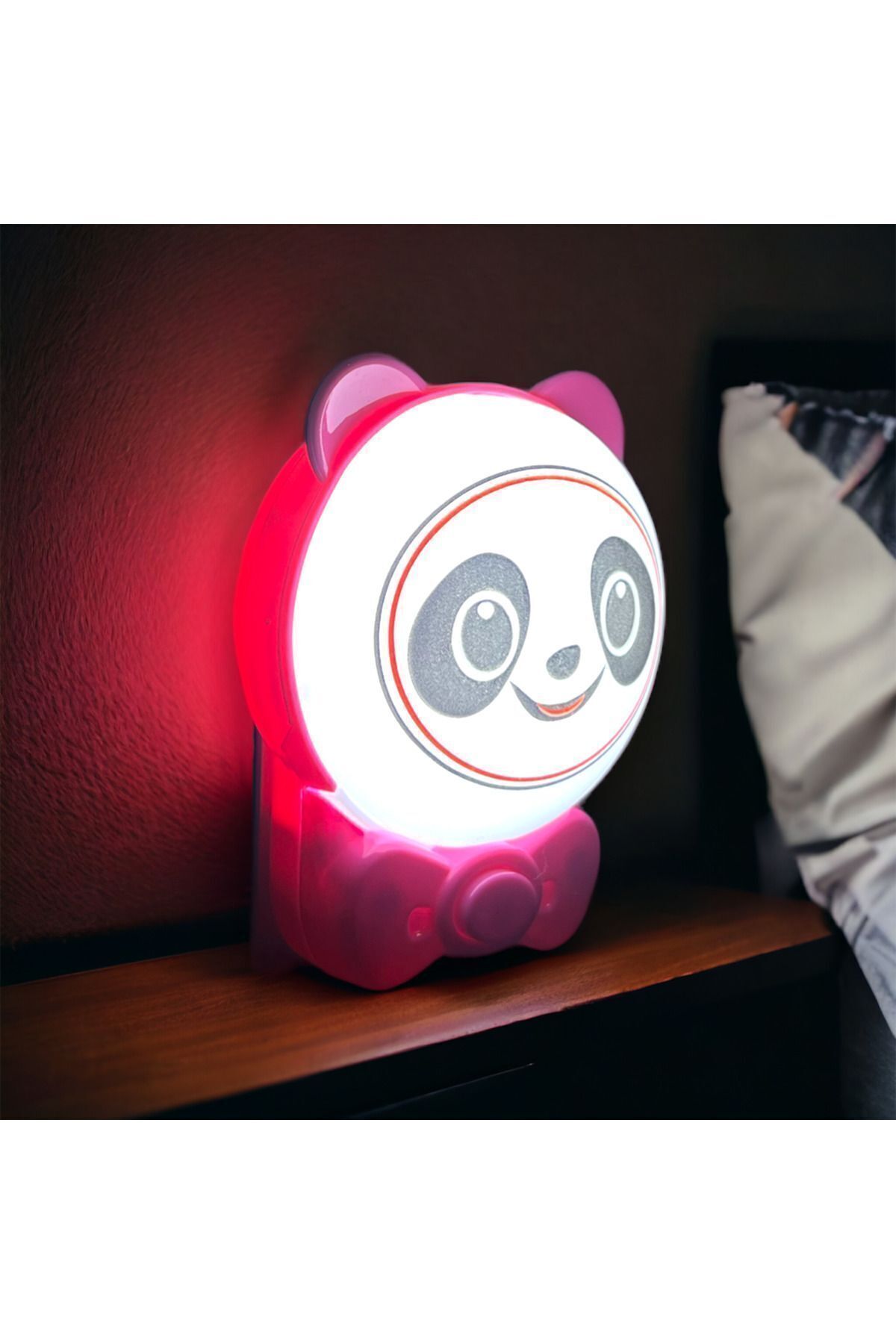 tugce shopping Sevimli Bebek Çocuk Odası Gece Lambası Panda Gece Lambası Ev Oda Beyaz Led Dekoratif Aydınlatma fotoğrafı 5 (önizleme)
