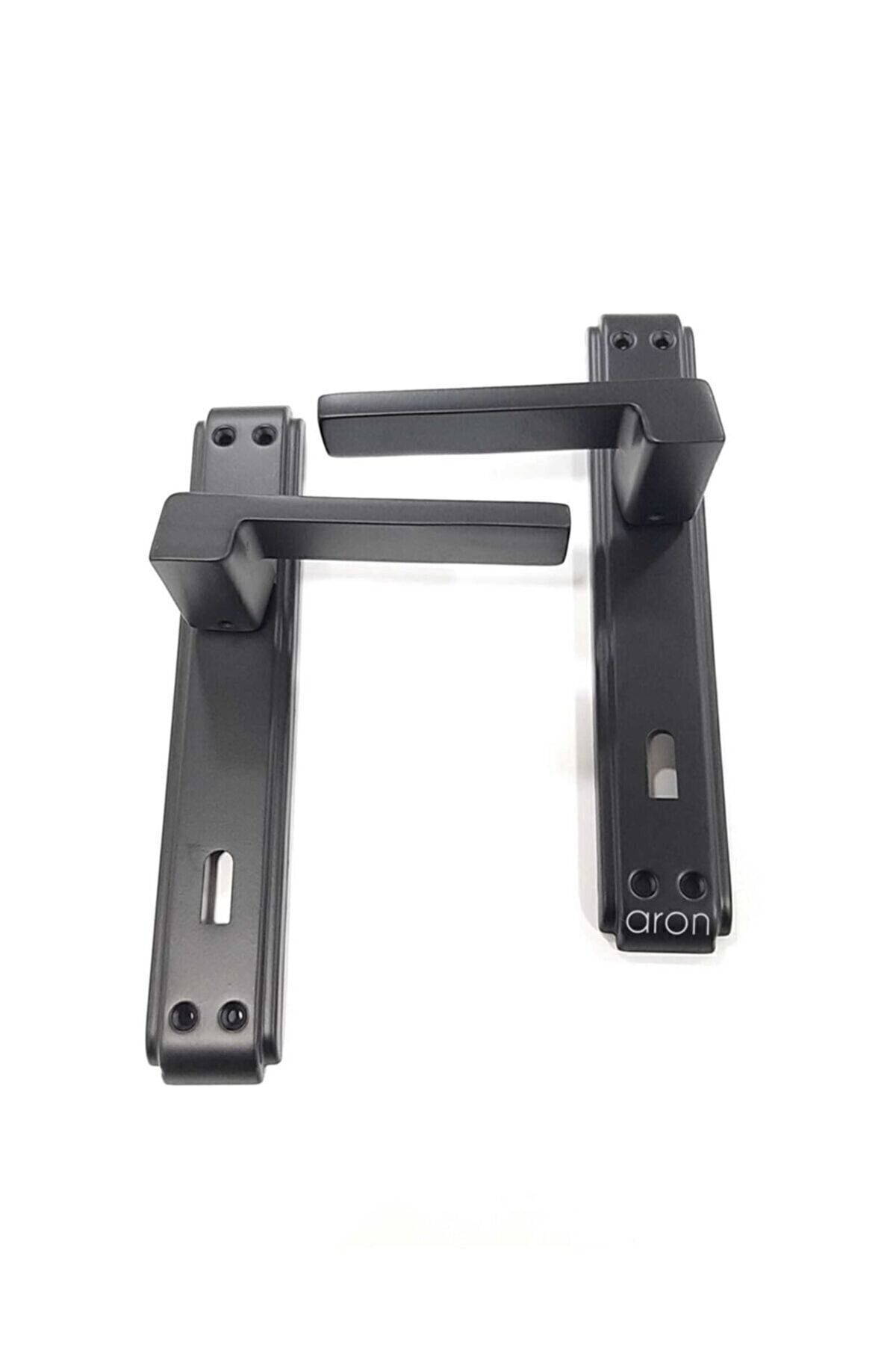 Sofuoğlu-Anka/anka Mirrored (room) Door Handle Matte Black (1 Set Including Front and Back Side) 3