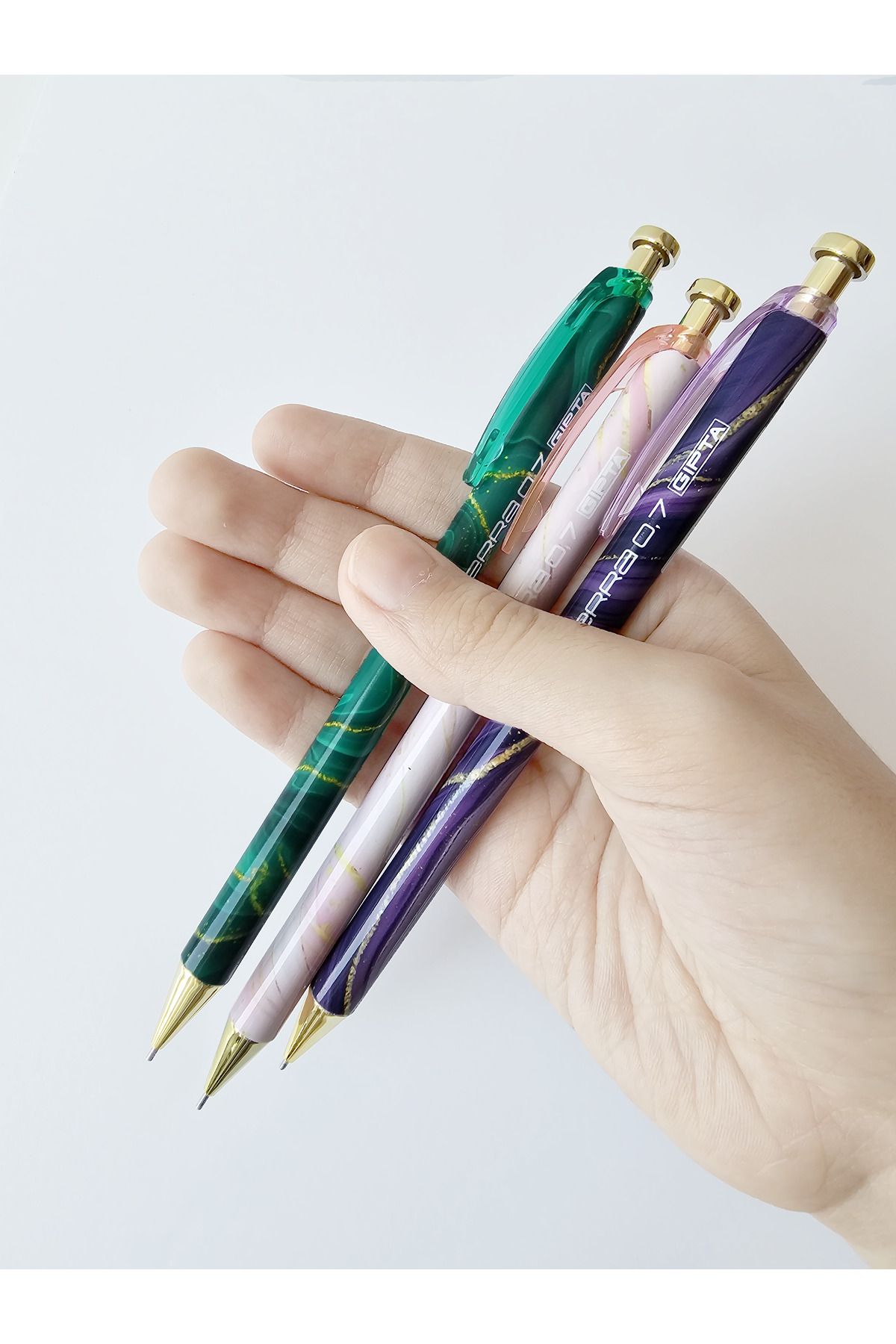Gıpta-Terra Marble Patterned 0.7 mm Tip Versatil Pen (1 Piece) 5