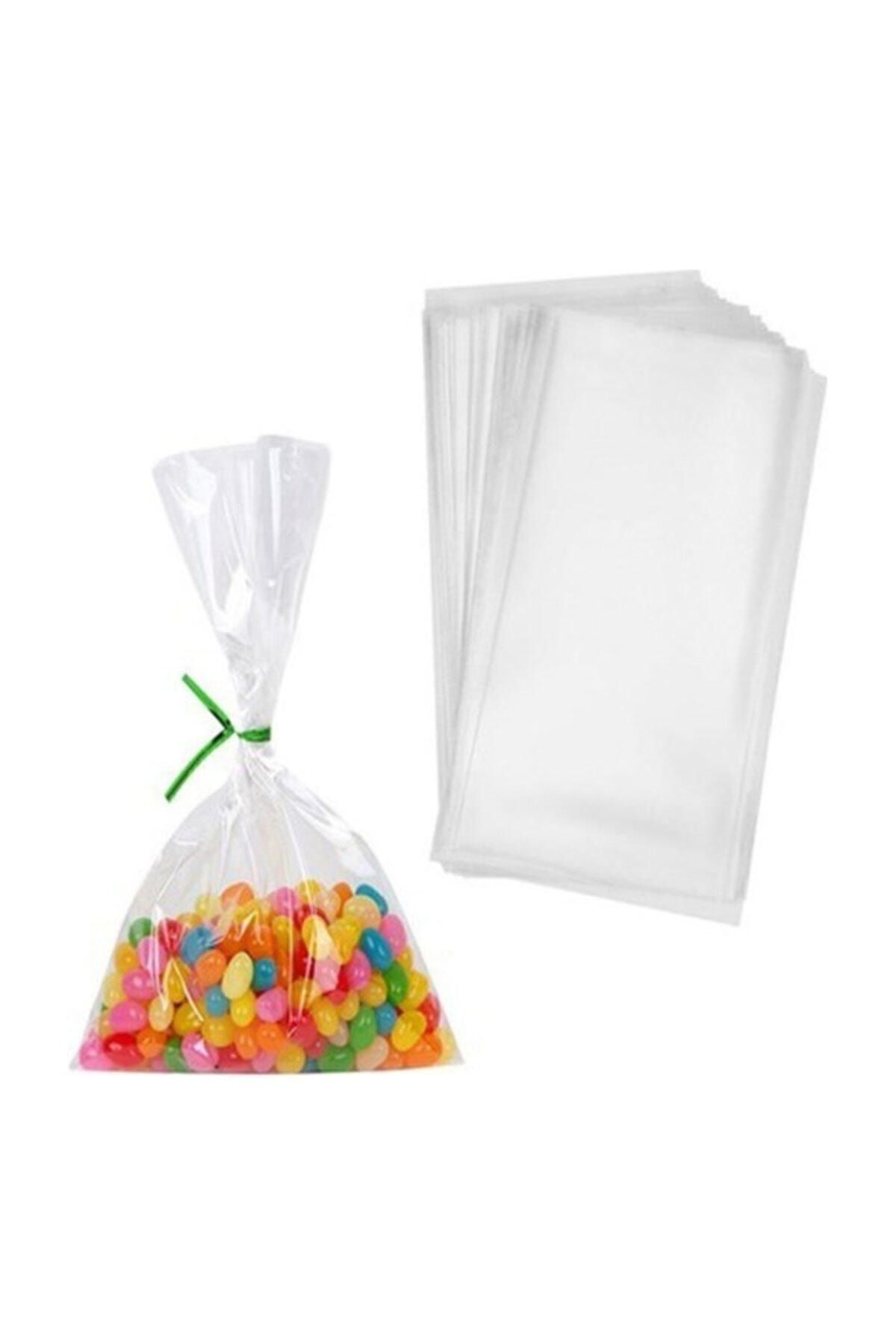 Partioutlet-100 de pungi transparente pentru prăjituri 10x20cm 1