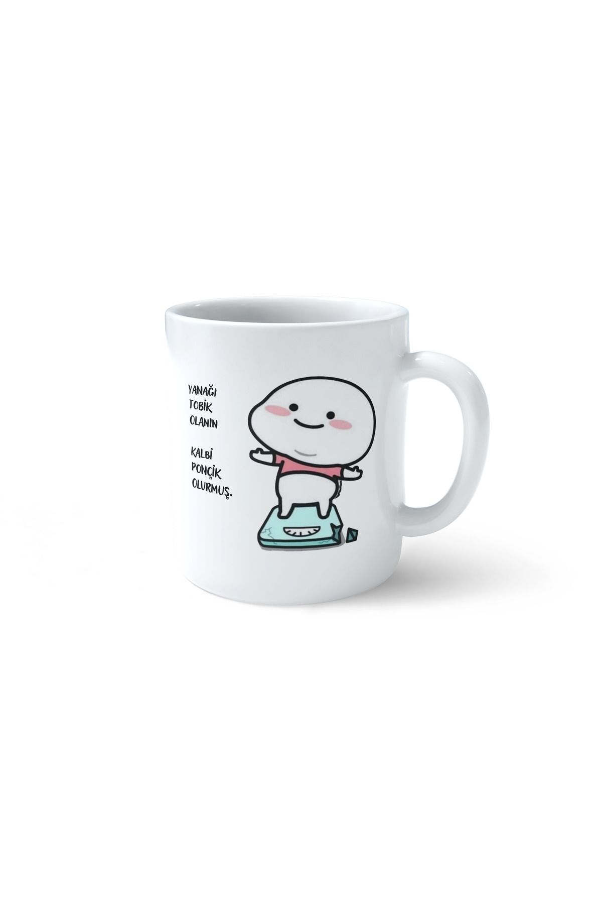 Kupa-Cat Theme Printed Cute Mug - Chubby on the Cheek and Punched on the Heart 1