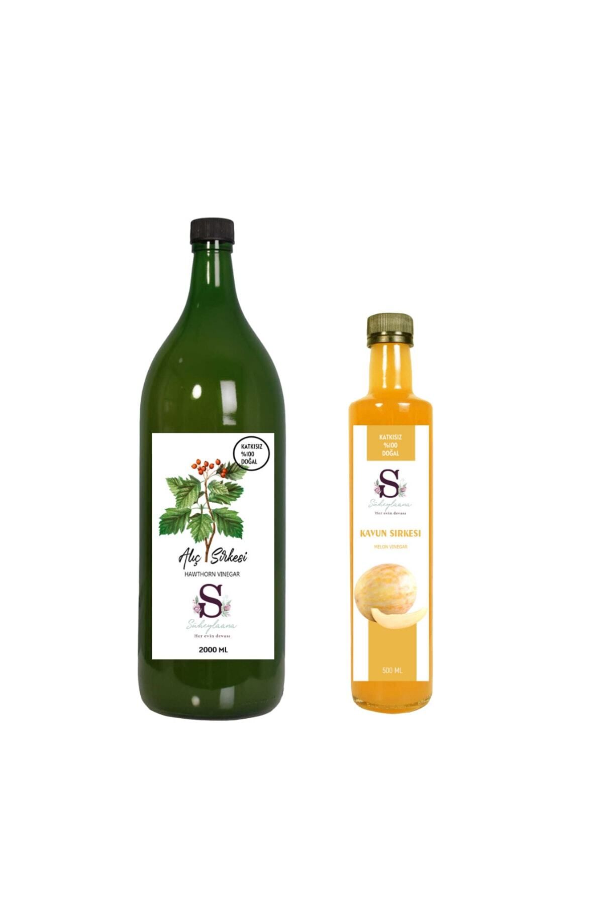 Doğal Alıç Sirkesi 2000 Ml - Doğal Bal Kabağı Sirkesi 500 Ml