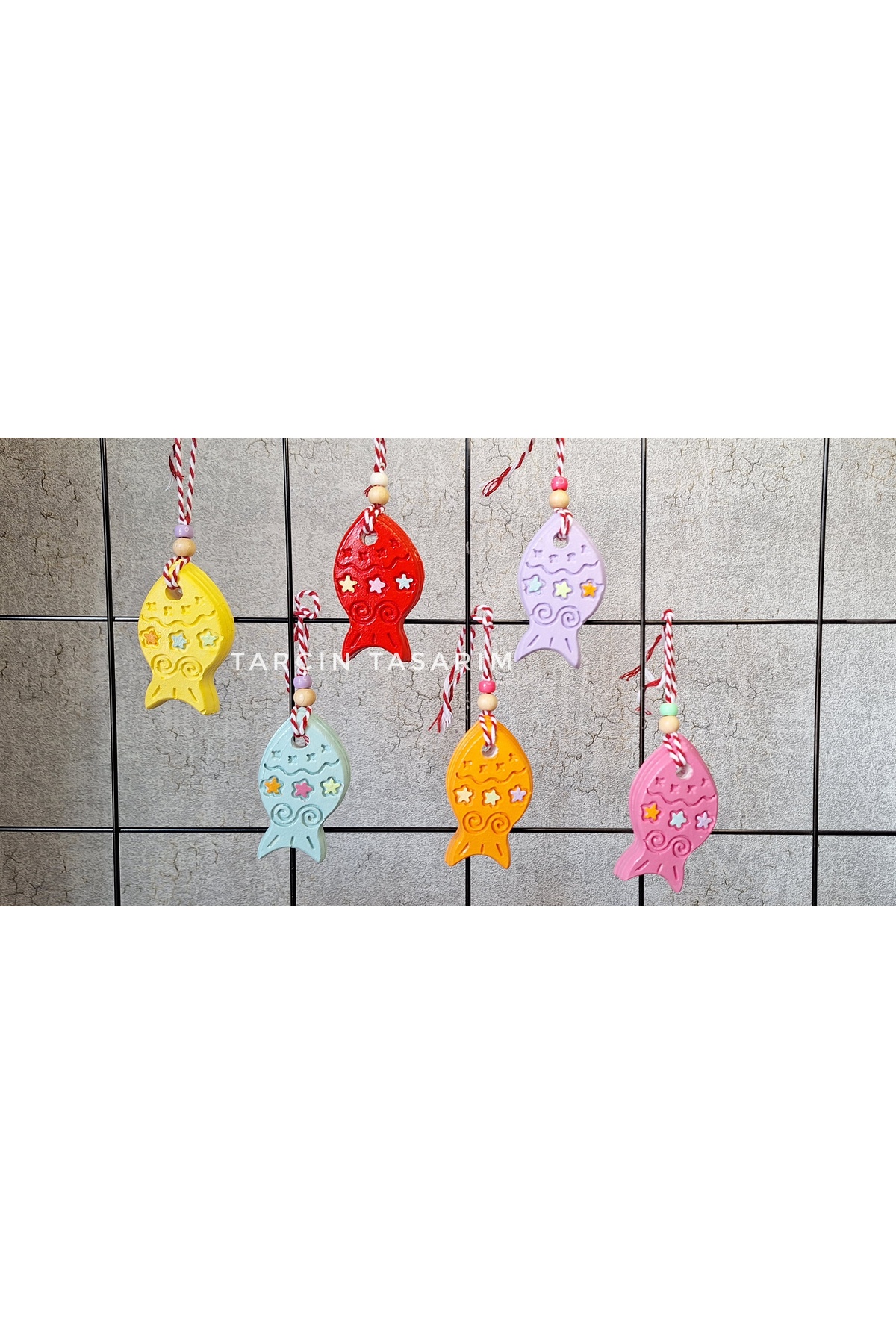 6-Piece Fish Garden/Balcony Wall Decoration,Wall Decoration,Authentic Gift