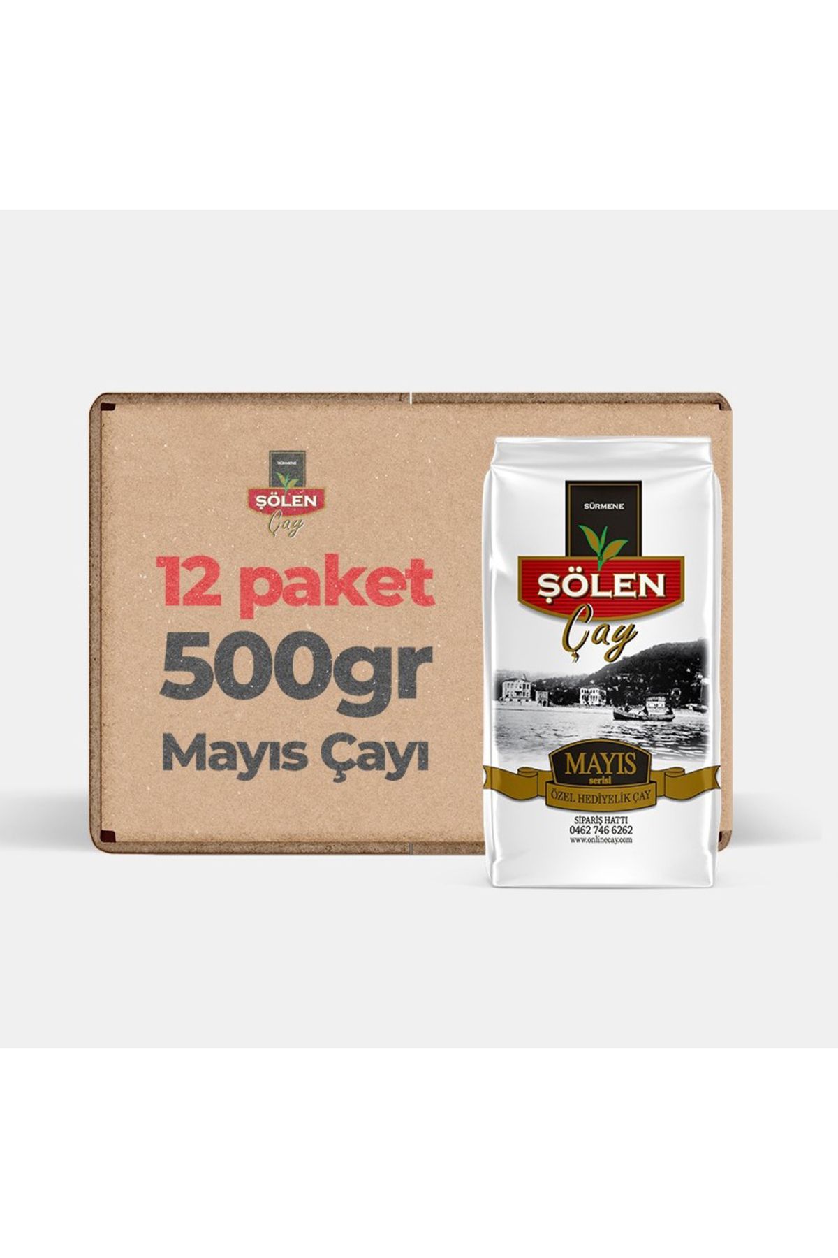 Şölen Çay Mayıs Çayı 500 Gr - 12 Adet Koli çay