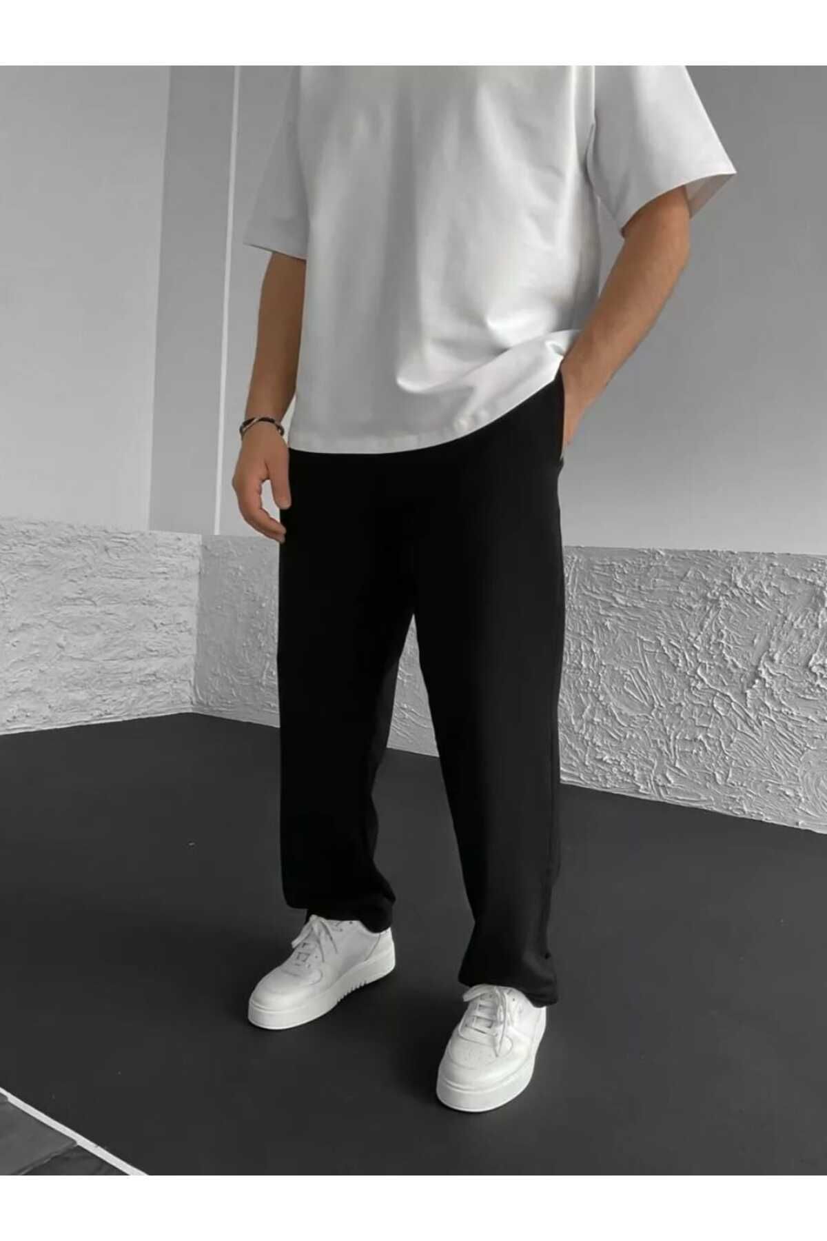 homme noir baggy grande coupe cest tout droit je mhabille en survêtement 001