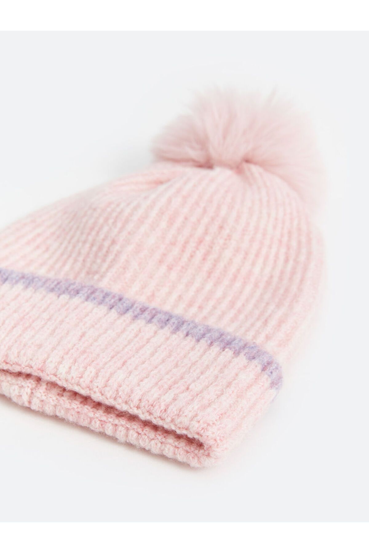 LC Waikiki-Mädchen-Baskenmütze mit Pompon-Detail 2