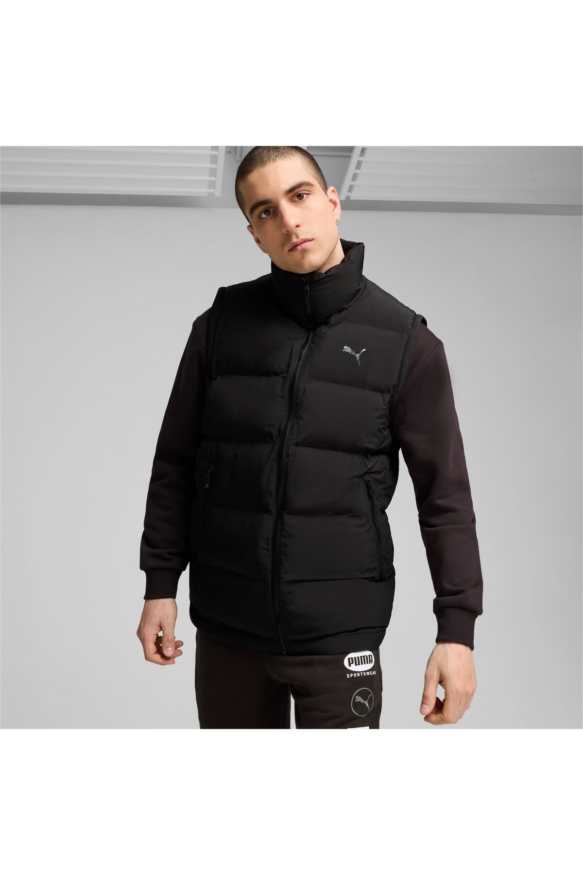 جلیقه ورزشی مشکی مردانه مونومتر اورجینال Puma