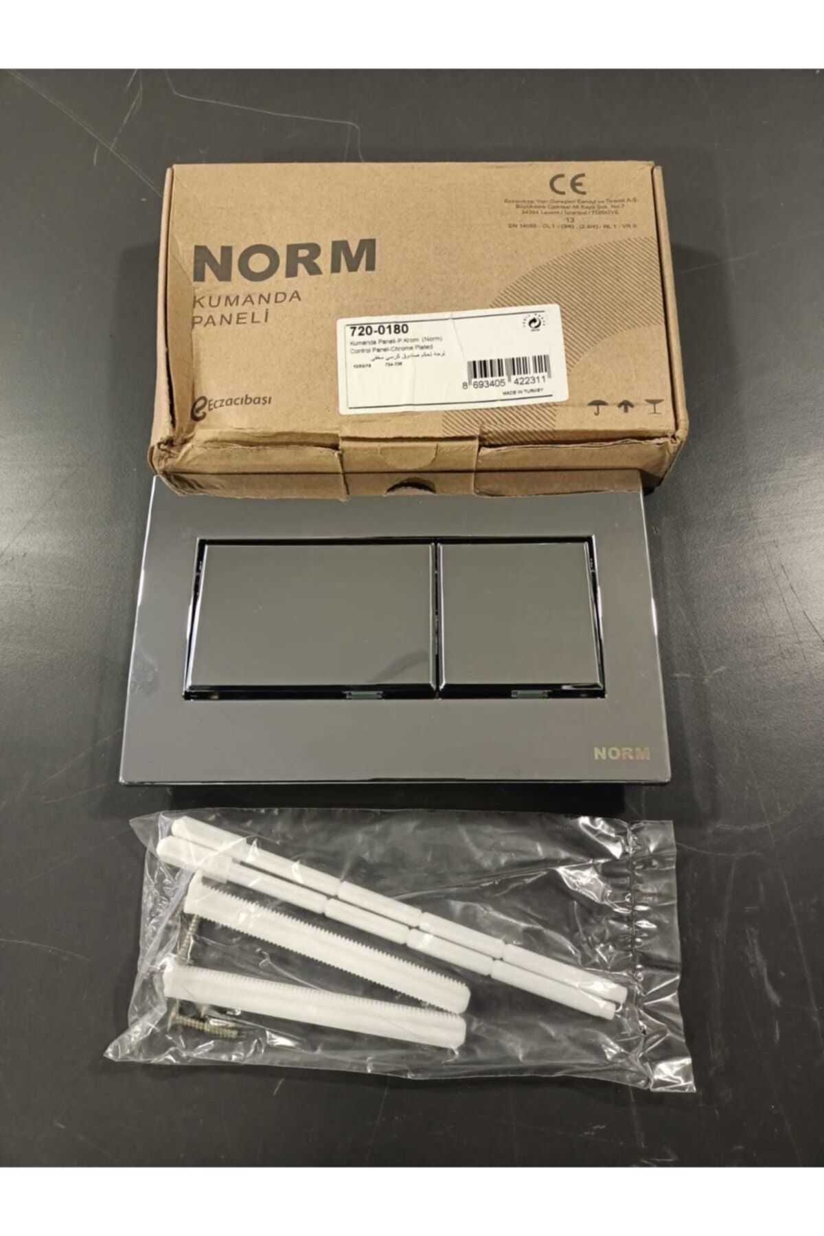 Norm Kumanda Paneli Parlak Krom 720-0180 Vitra- - Fiyatı, Yorumları