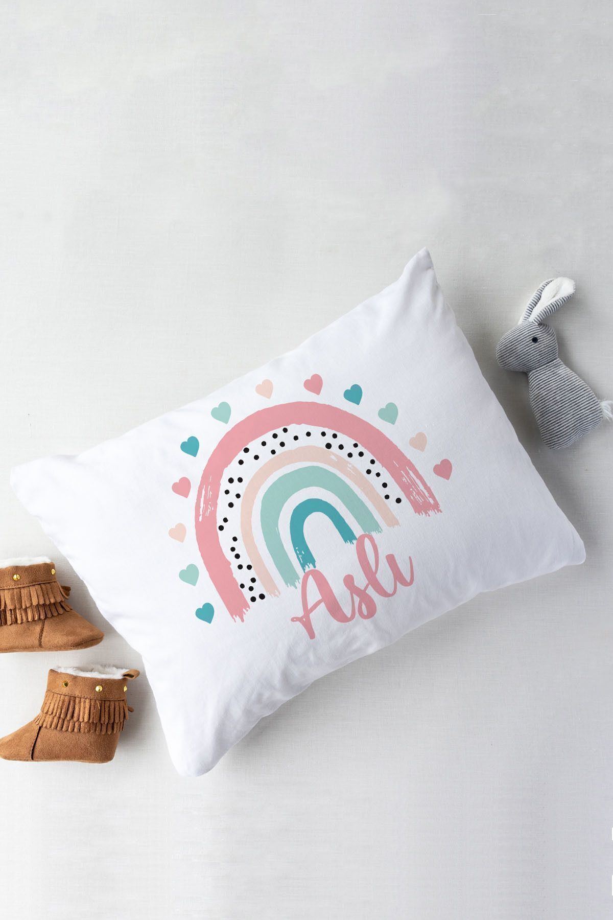 Lilabio %100 Organik Isme Özel Isimli 10lu Hastane Çıkışı Gökkuşağı fotoğrafı 5 (önizleme)