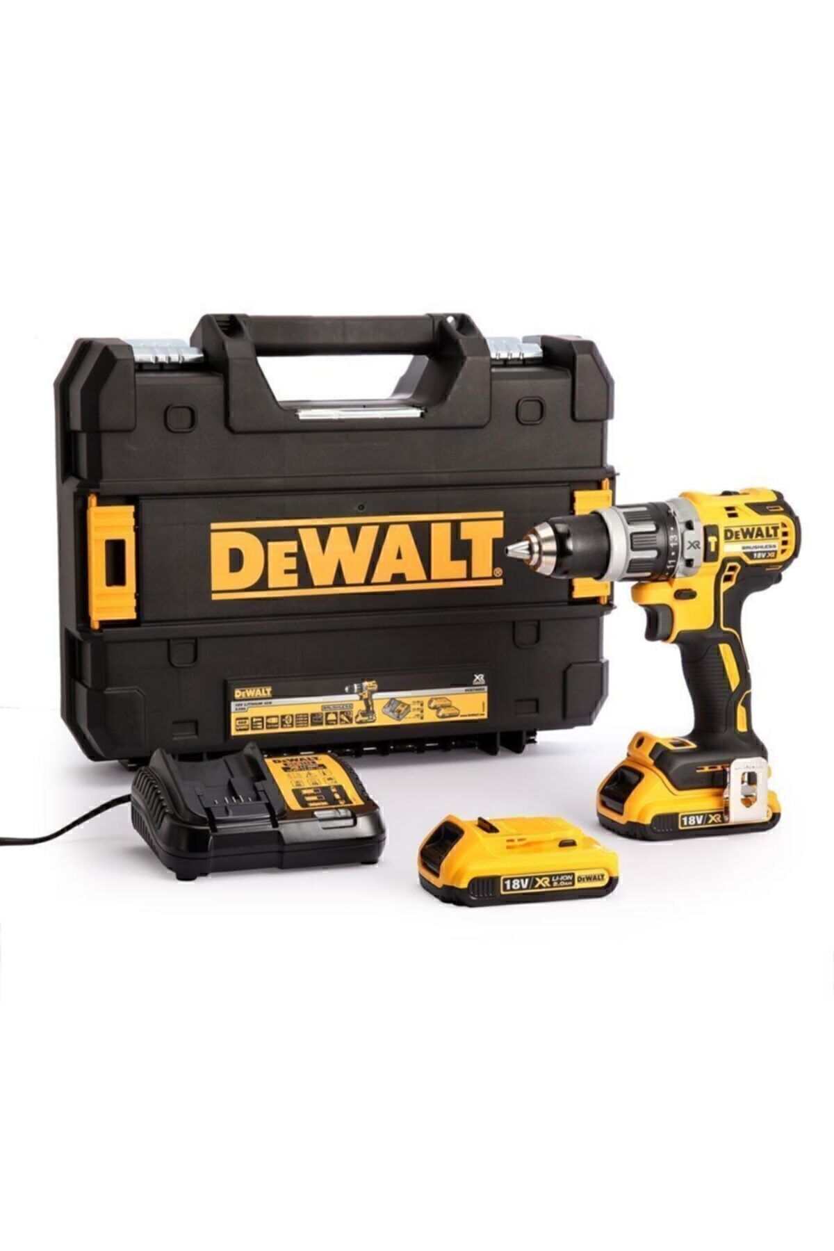 Dewalt Dcd796d2 18volt/2.0ah Li-ıon Çift Akülü Kömürsüz Profesyonel Darbeli Matkap