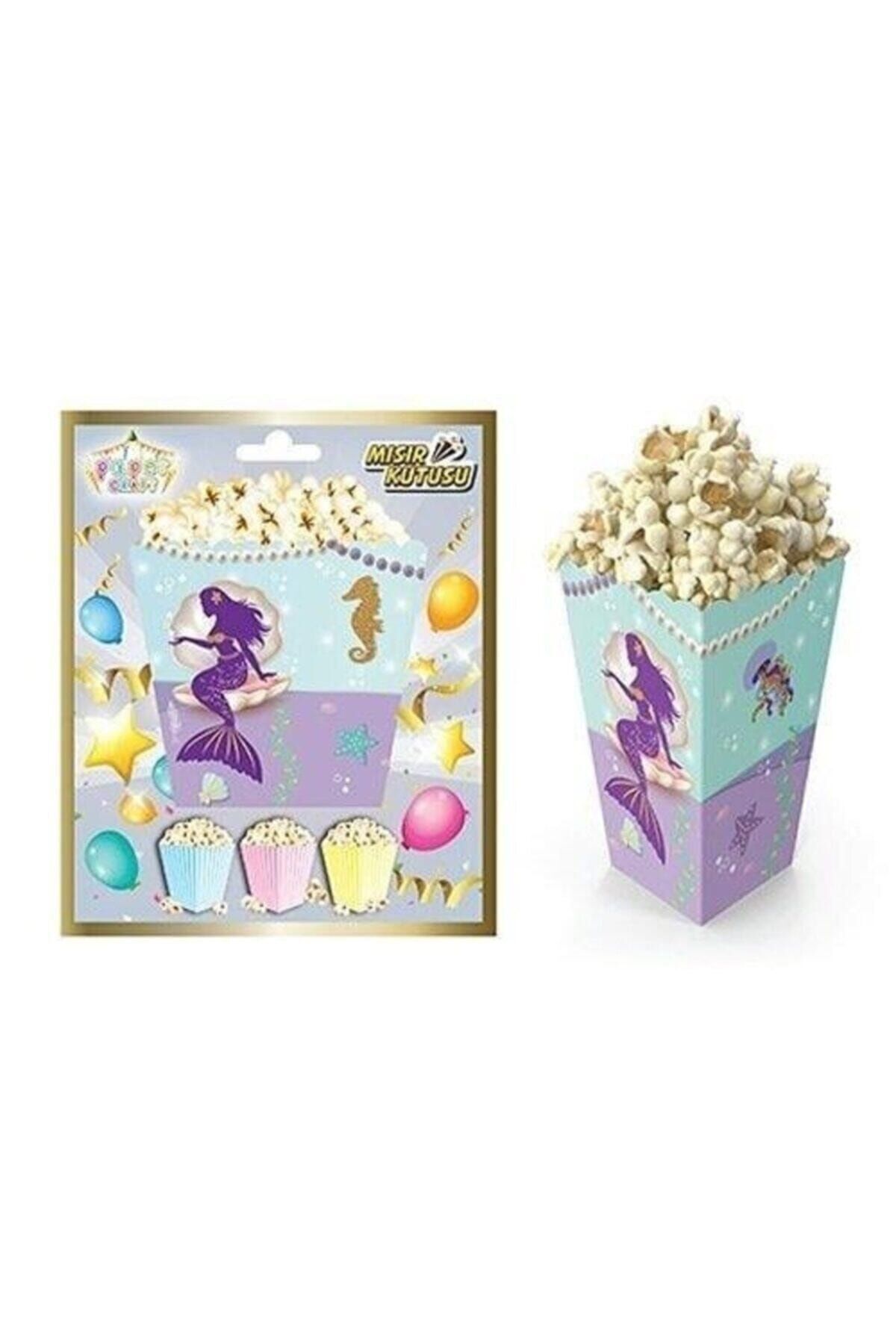 papercraft-Mermaid Corn Box 1